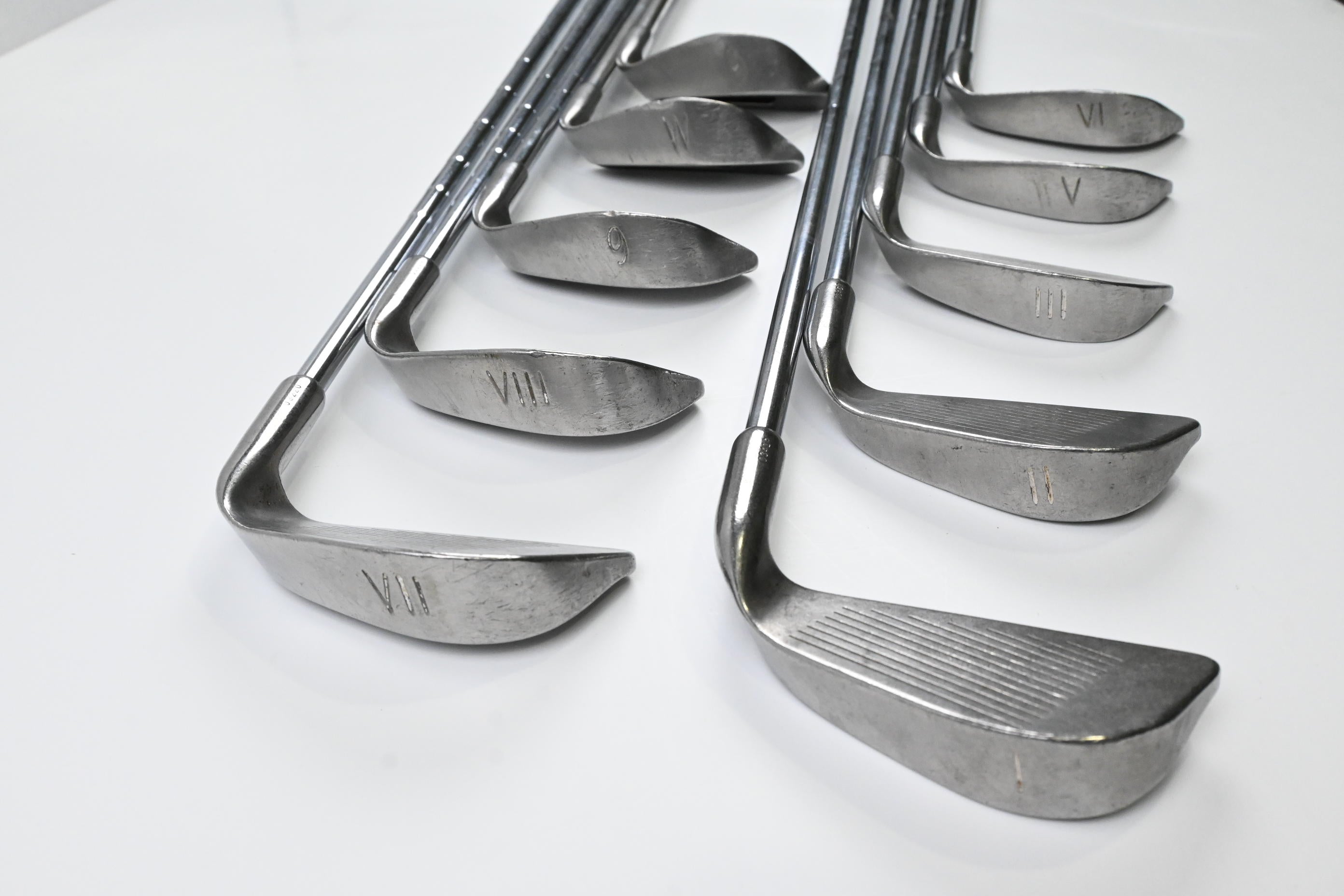 Left Hand Ping Karsten II Irons / 1-PW+SW / Blue Dot / Stiff Flex