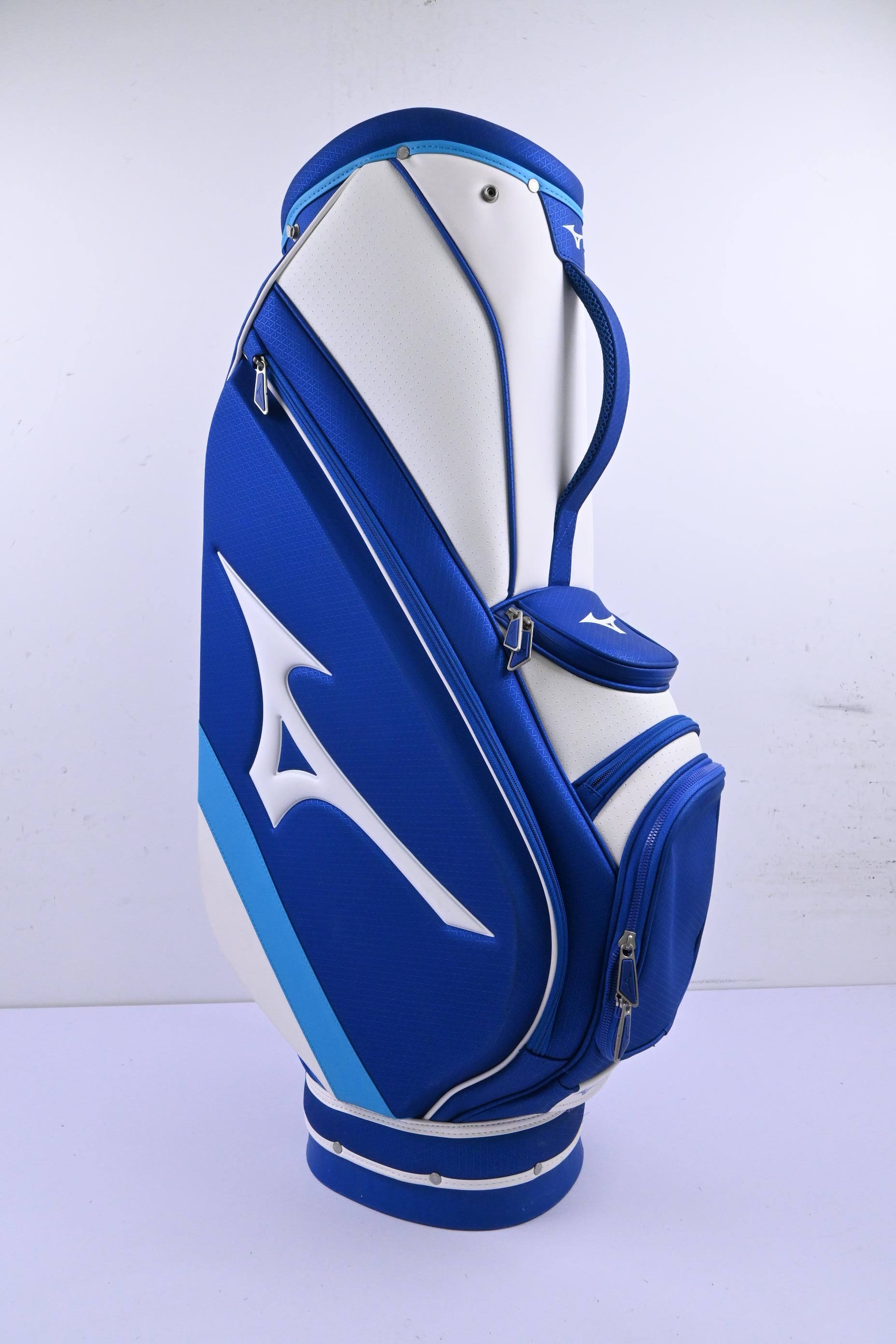 Mizuno Cart Bag / 5-Way Divider / Blue & White