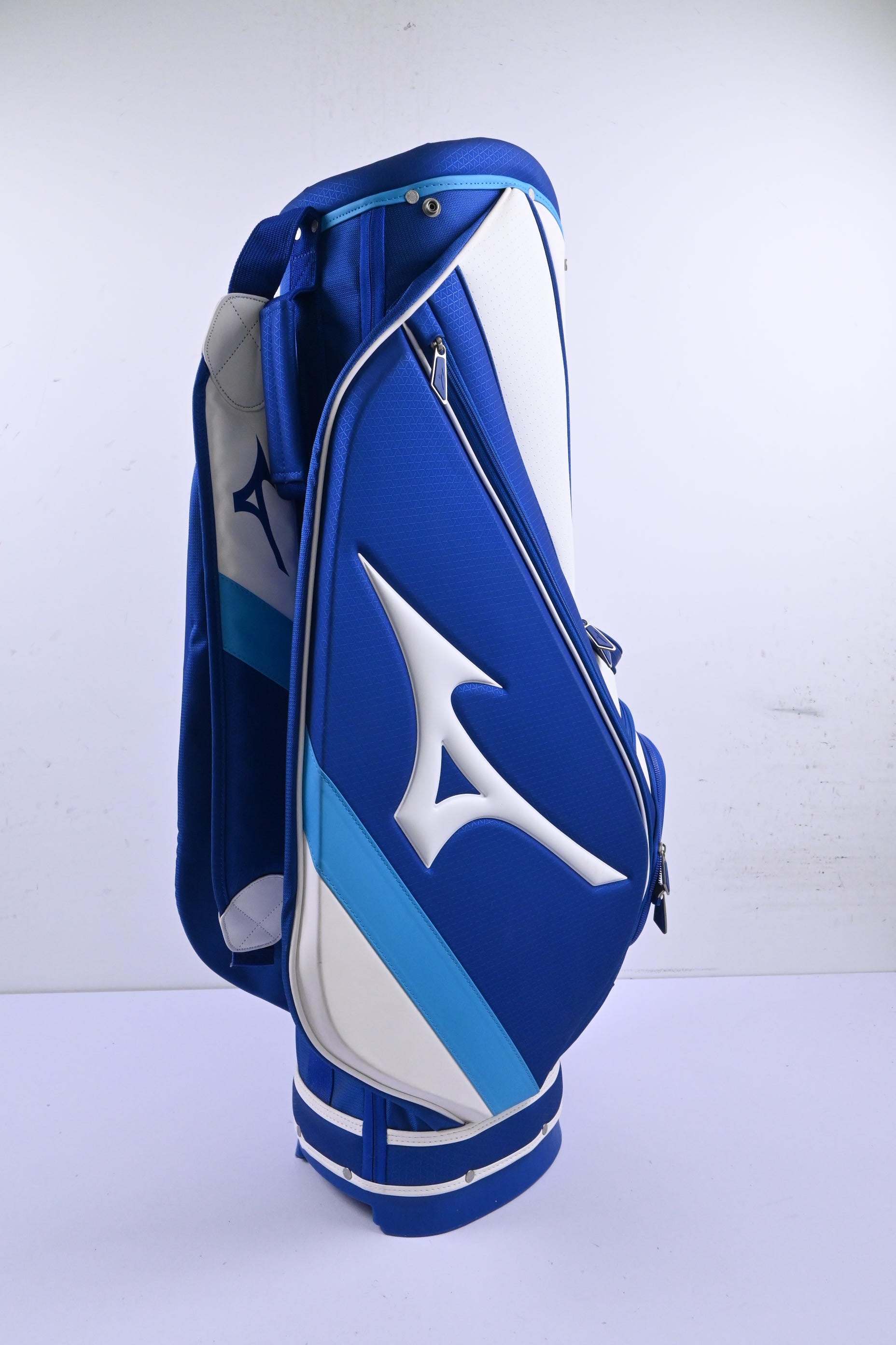 Mizuno Cart Bag / 5-Way Divider / Blue & White