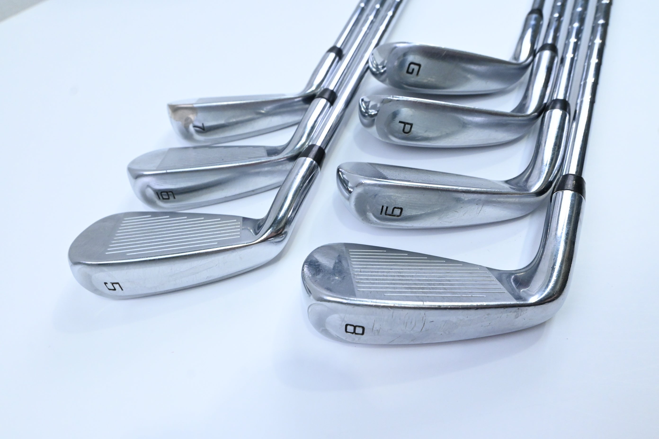 Cobra King Speedzone Irons / 5-PW+GW / Stiff Flex KBS Tour 90 Shafts