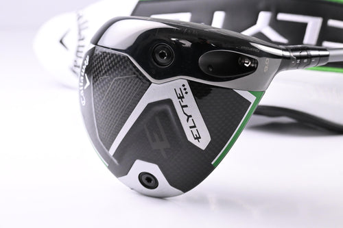 Callaway Elyte Triple Diamond Driver / 9 Degree / Stiff Flex Denali Frost Silver