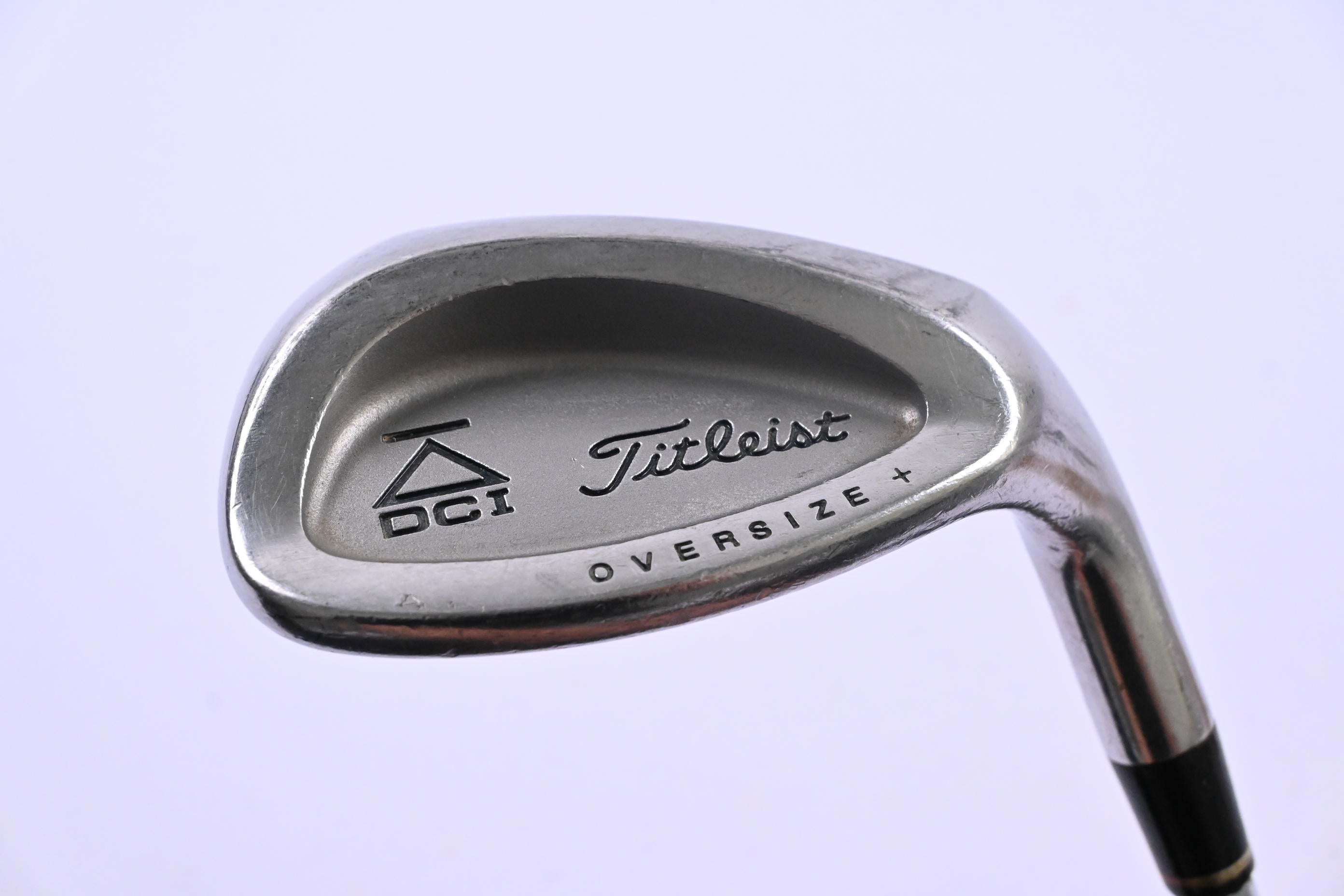 Titleist DCI Oversize+ Black Lob Wedge / 60 Degree / Stiff Flex Tri-Spec Shaft