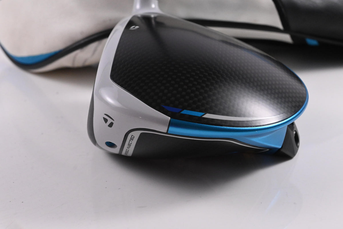 Left Hand Taylormade SIM2 Max Driver / 9 Degree / Stiff Flex Tensei AV Blue 60 Shaft