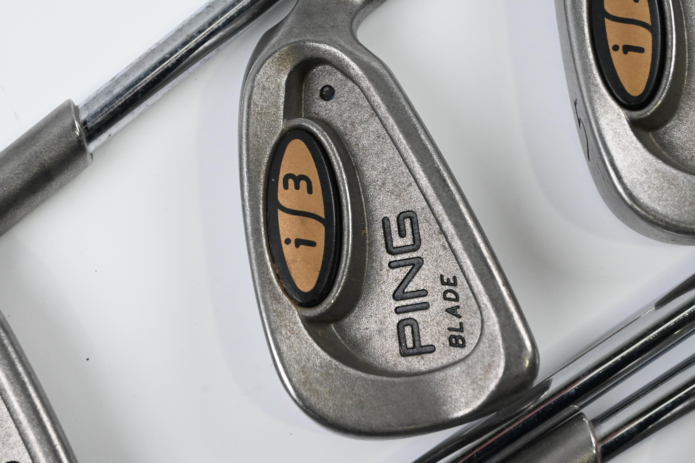 Ping i3 Irons / 3-PW+SW / Black Dot / Stiff Flex Ping Cushin JZ Shaft