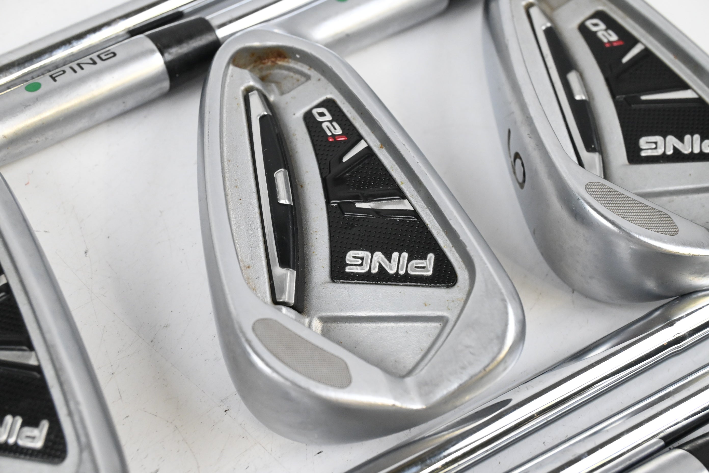 Ping i20 Irons / 3-PW / Green Dot / Stiff Flex Ping CFS Shafts