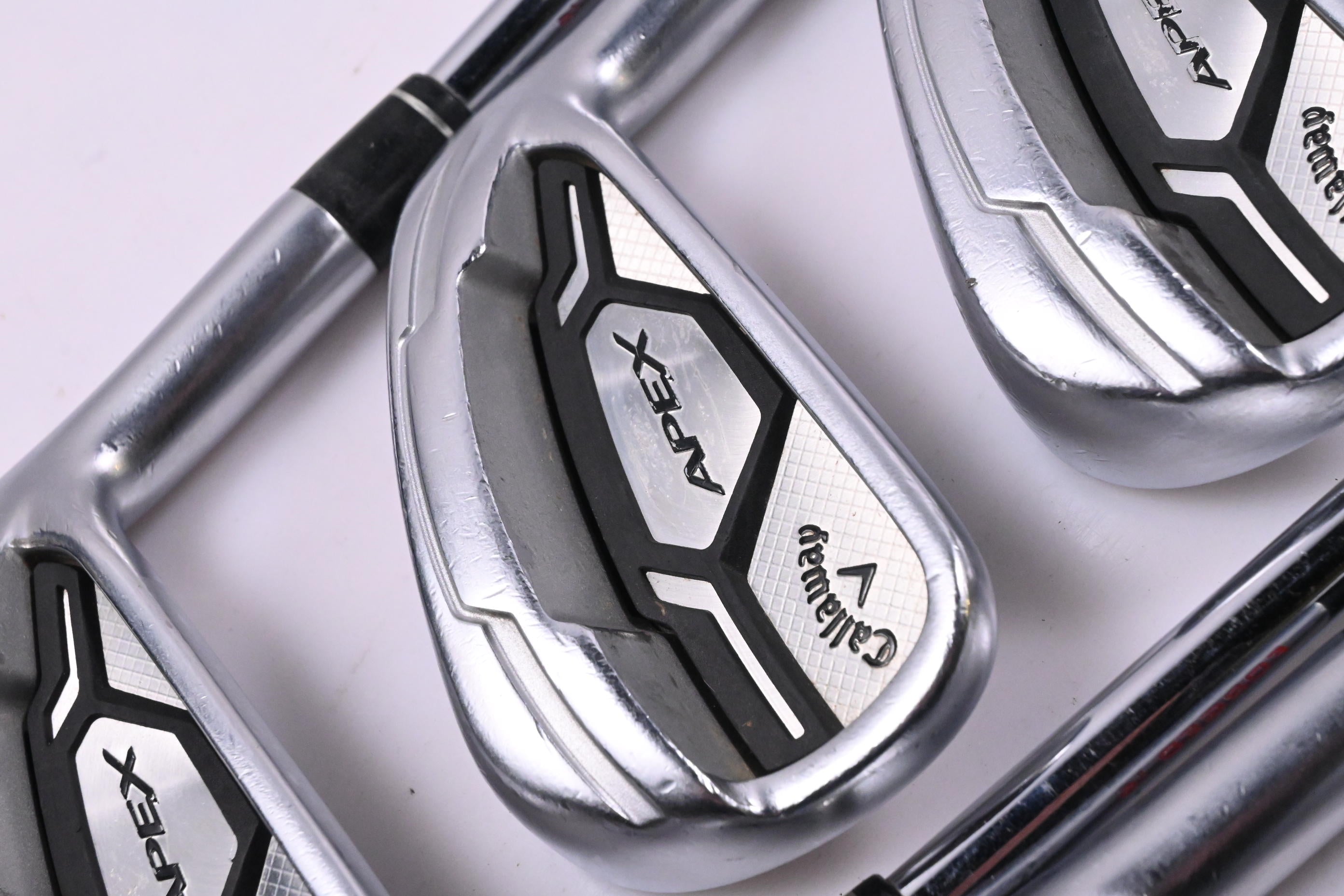 Callaway Apex CF16 Irons / 4-PW+SW / Stiff Flex XP ST15 105 S300 Shafts
