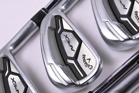 Callaway Apex CF16 Irons / 4-PW+SW / Stiff Flex XP ST15 105 S300 Shafts