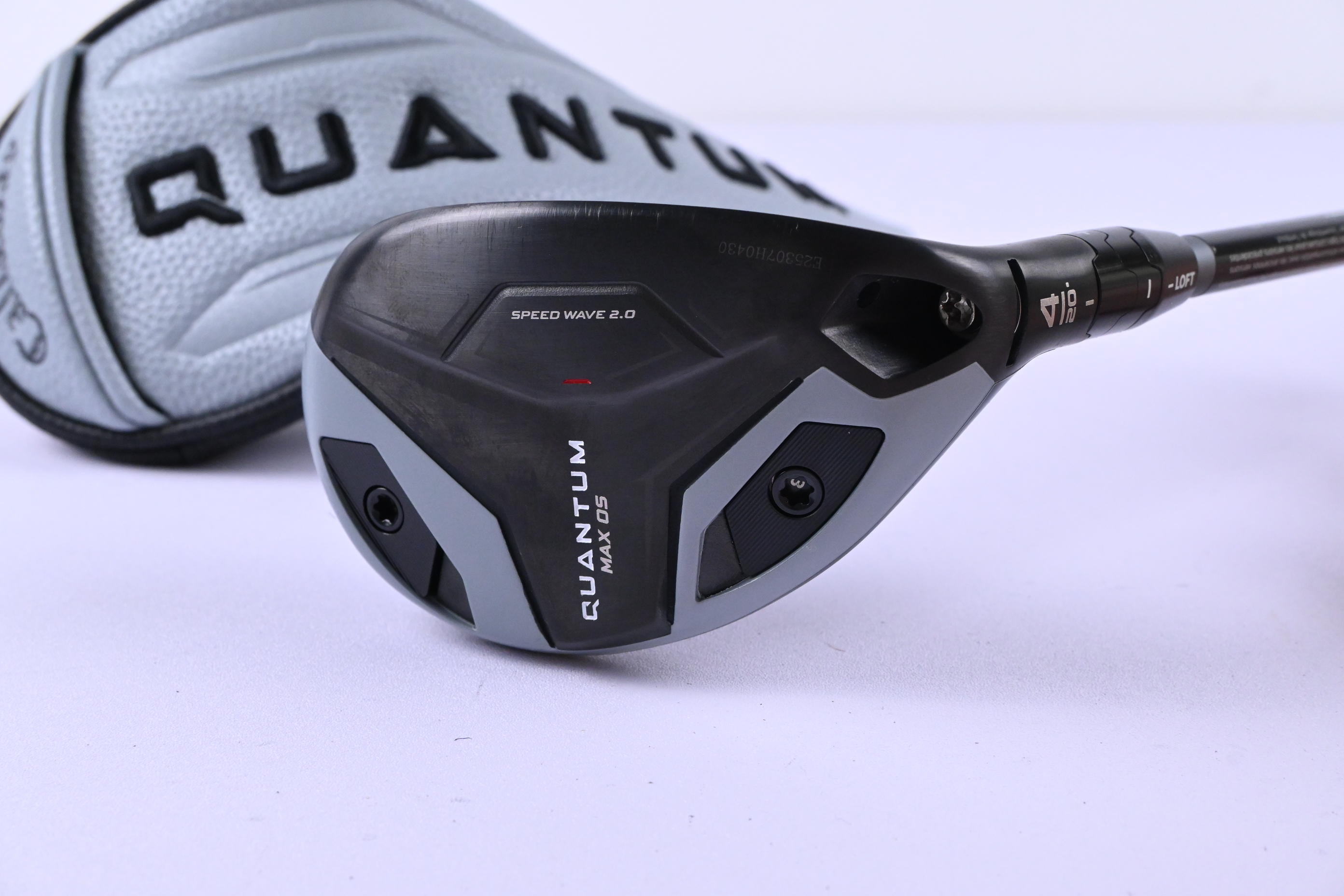 Callaway Quantum Max OS #4 Hybrid / 20 Degree / Stiff Flex Denali Frost Silver