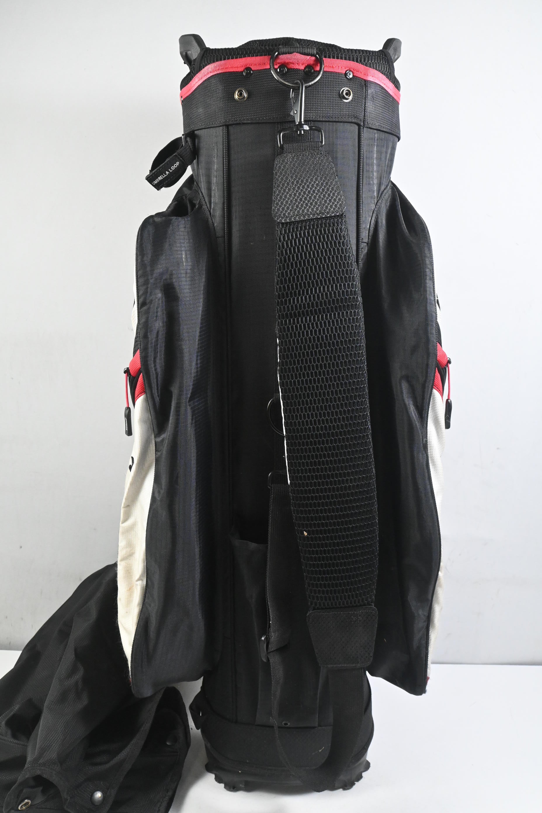 Titleist Cart Bag / 14-Way Divider / Black, White & Red