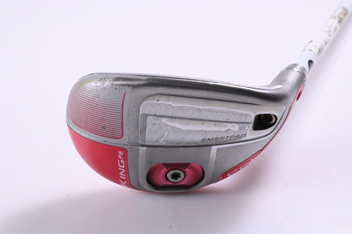 Ladies Cobra King F6 #5-6 Hybrid / 25-28 Degree / Ladies Flex Matrix Red Tie HQ4