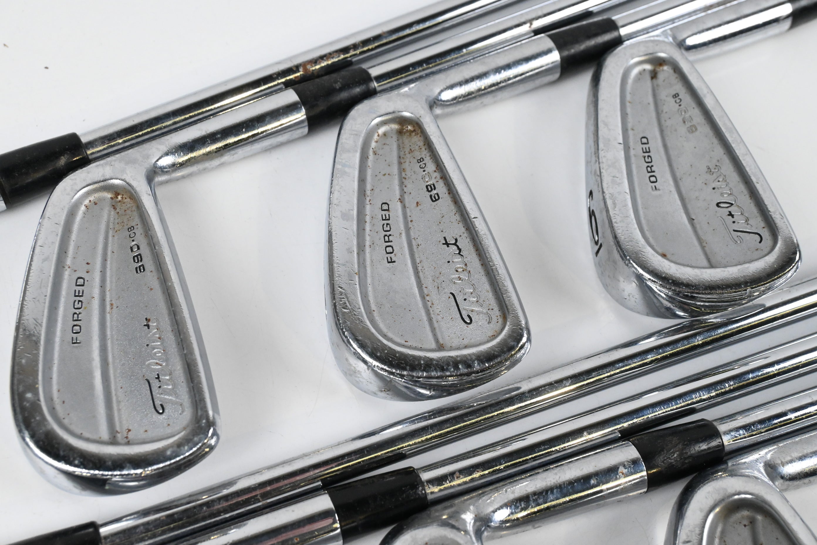 Titleist 690CB Irons / 3-PW / Stiff Flex Precision Rifle Shafts