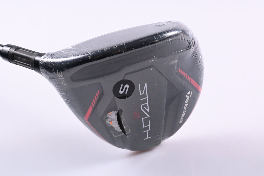 Left Hand Taylormade Stealth 2 #3 Wood / 15 Degree / Stiff Flex Ventus TR Red 6
