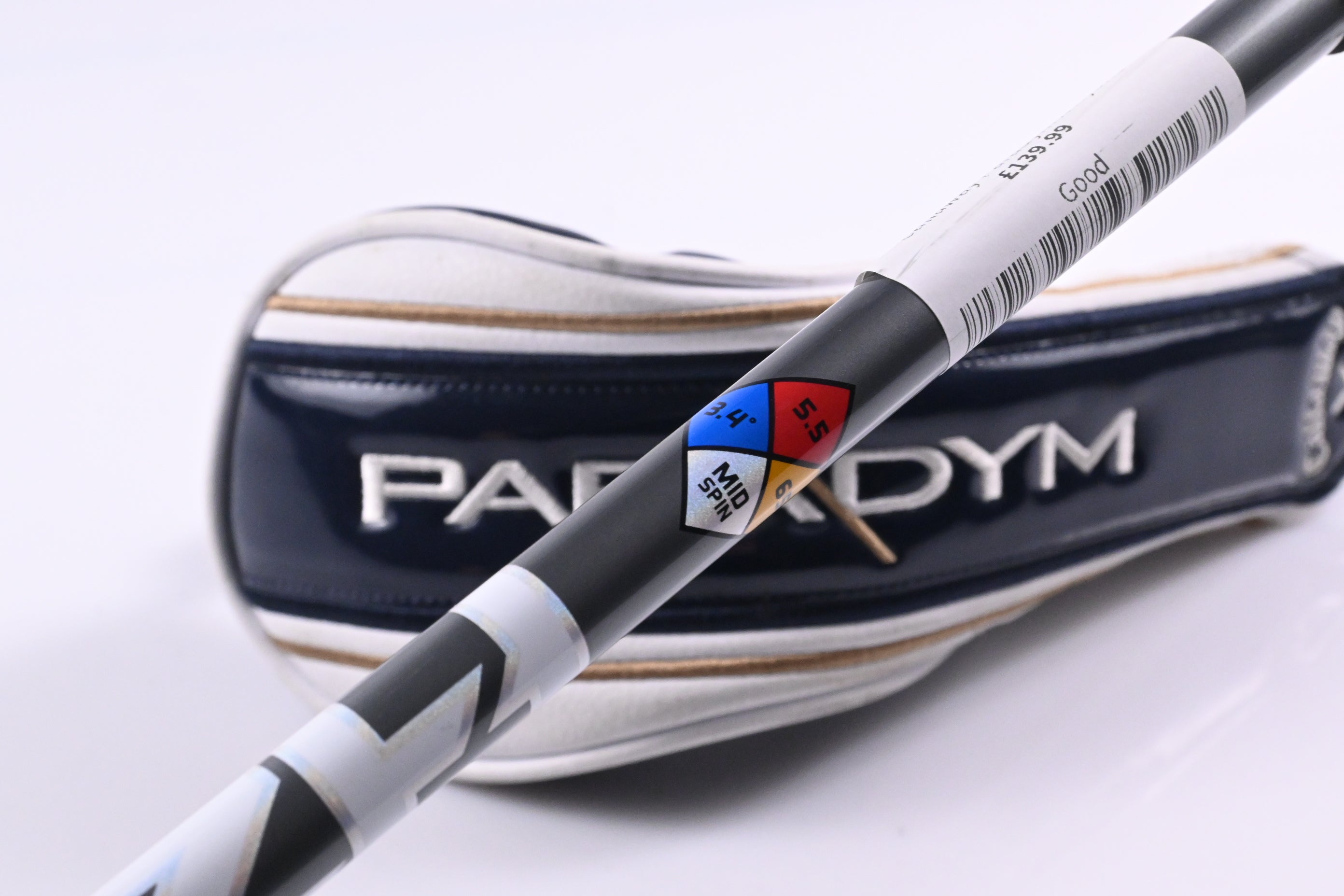Callaway Paradym X #4 Hybrid / 21 Degree / Regular Flex HZRDUS Silver 65 Shaft