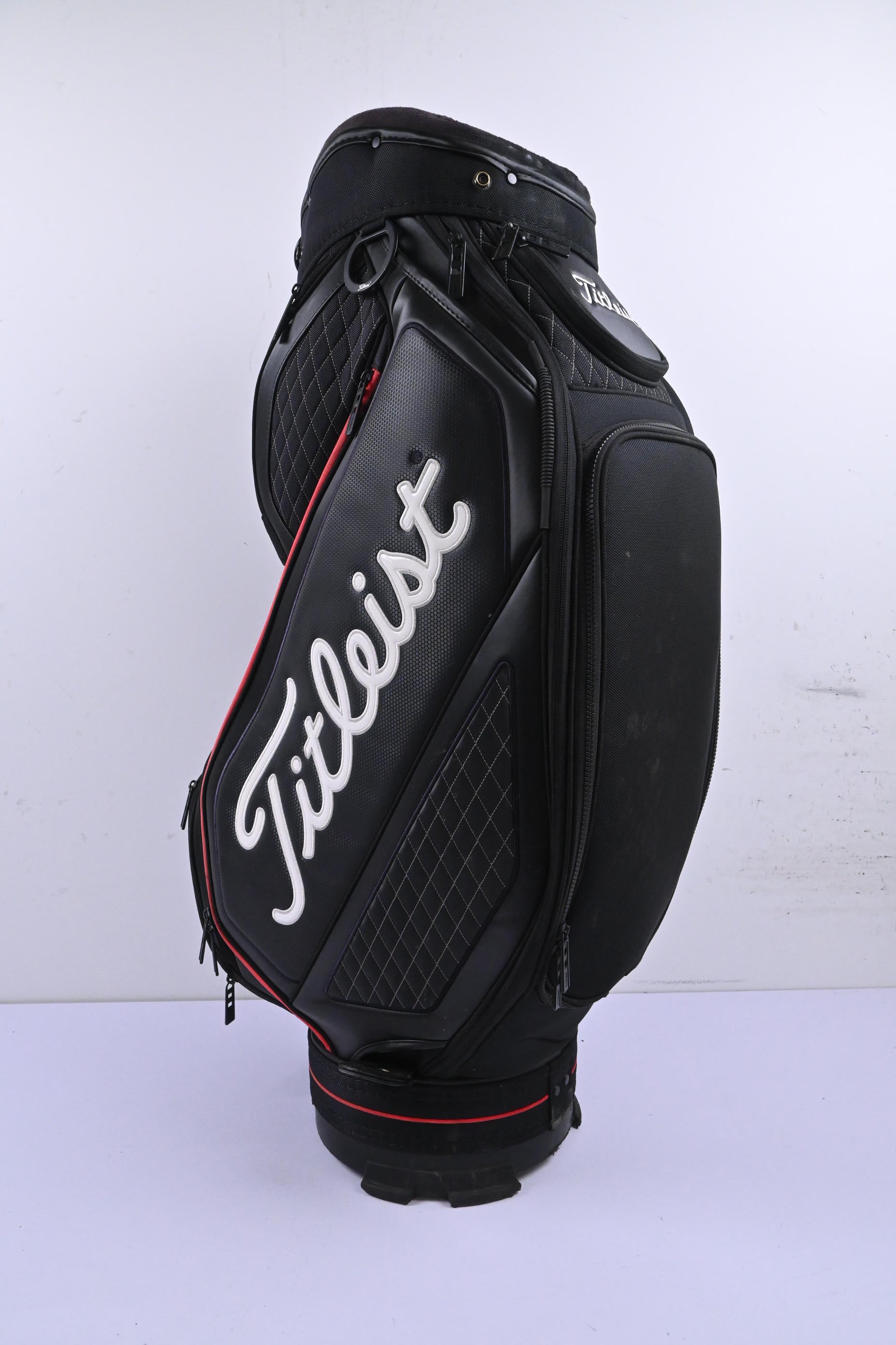 Titleist Tour Bag / 6-Way Divider / Black, White & Red