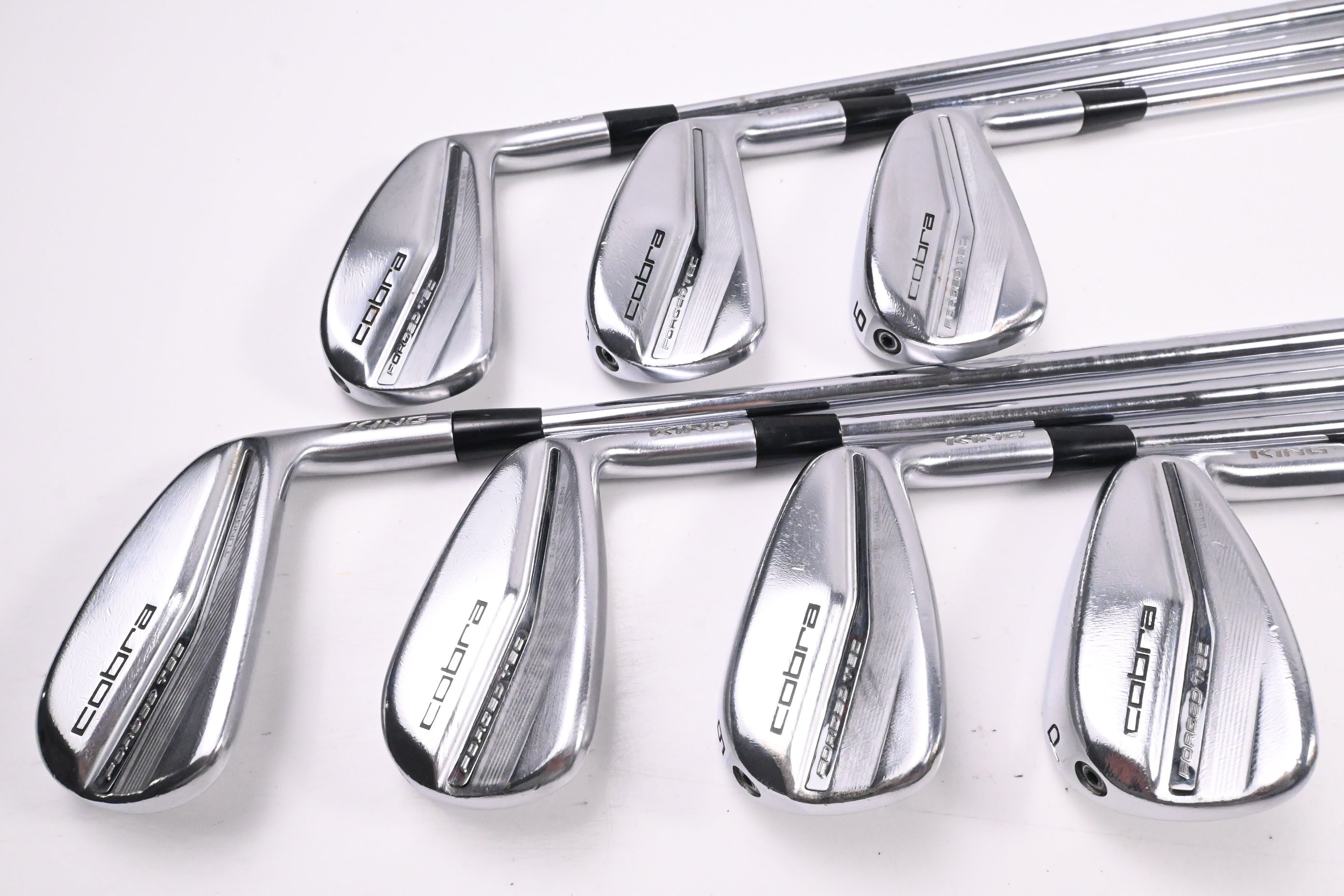 Cobra Forged Tec 2022 Irons / 4-PW / Stiff Flex KBS $-Taper Lite Shafts