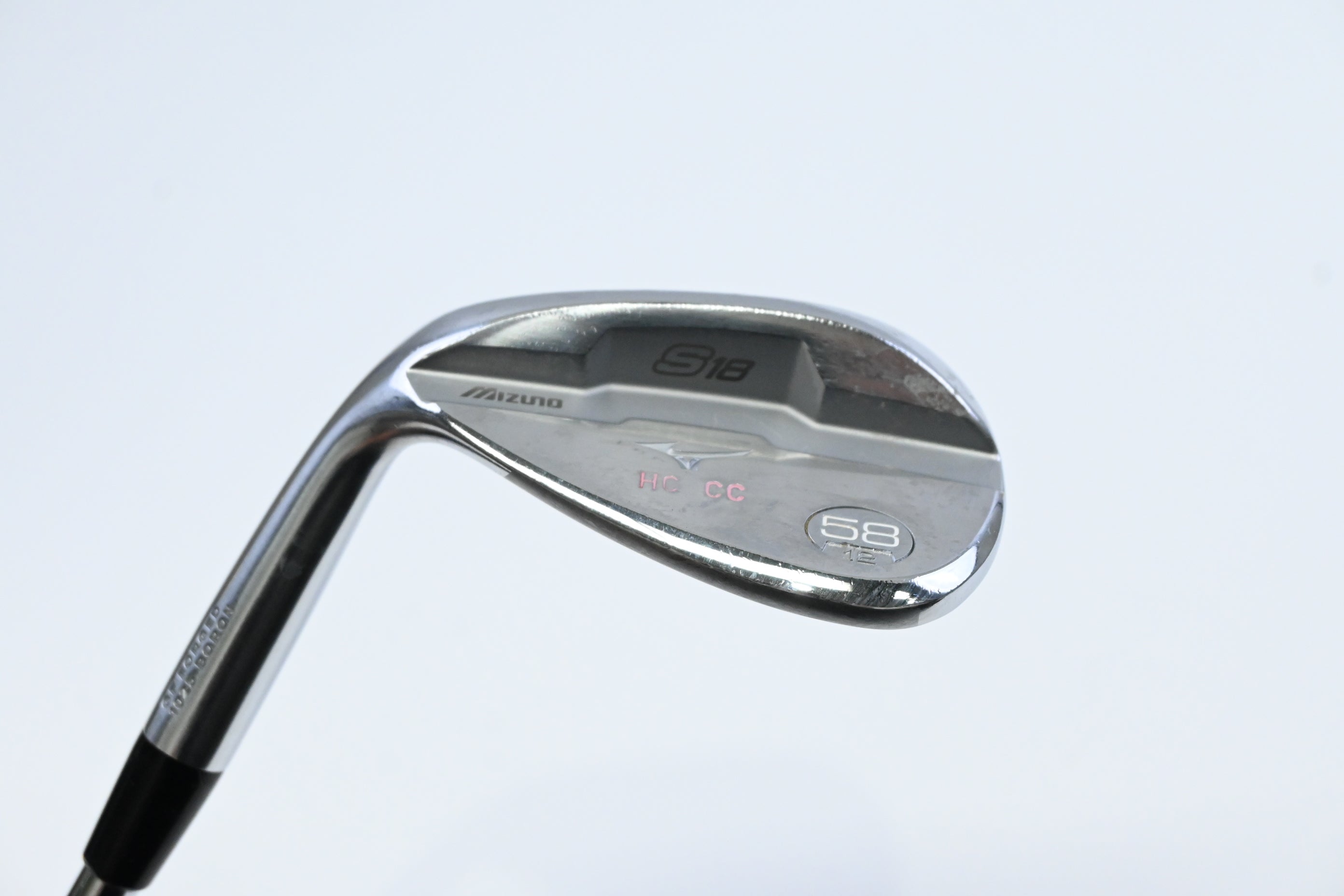 Left Hand Mizuno S18 Lob Wedge / 58 Degree / Stiff Flex KBS Tour Shaft