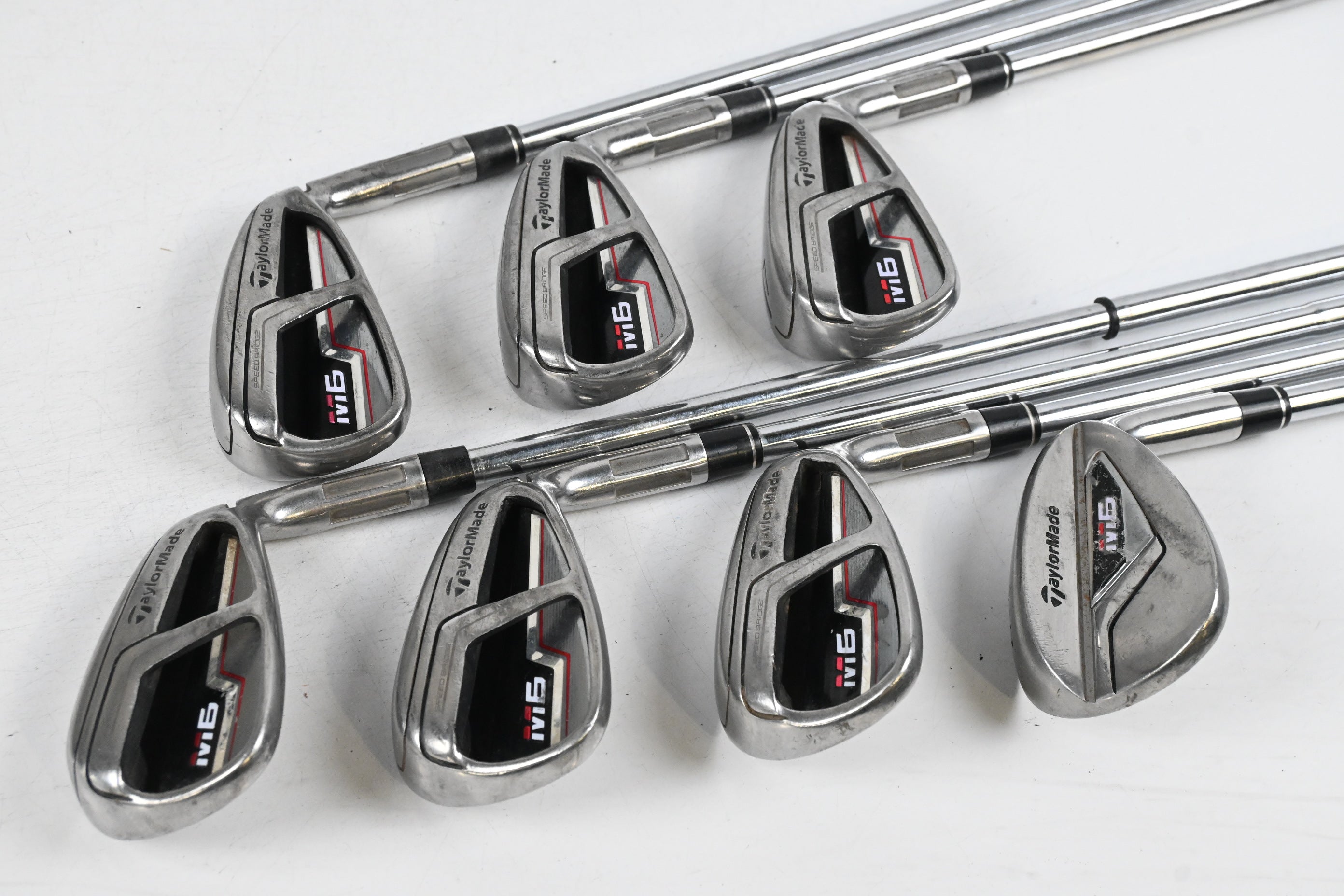 Taylormade M6 Irons / 5-PW+SW / Stiff Flex N.S.Pro 950GH Shafts