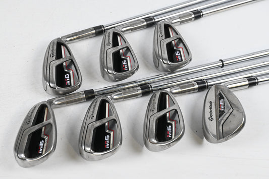 Taylormade M6 Irons / 5-PW+SW / Stiff Flex N.S.Pro 950GH Shafts
