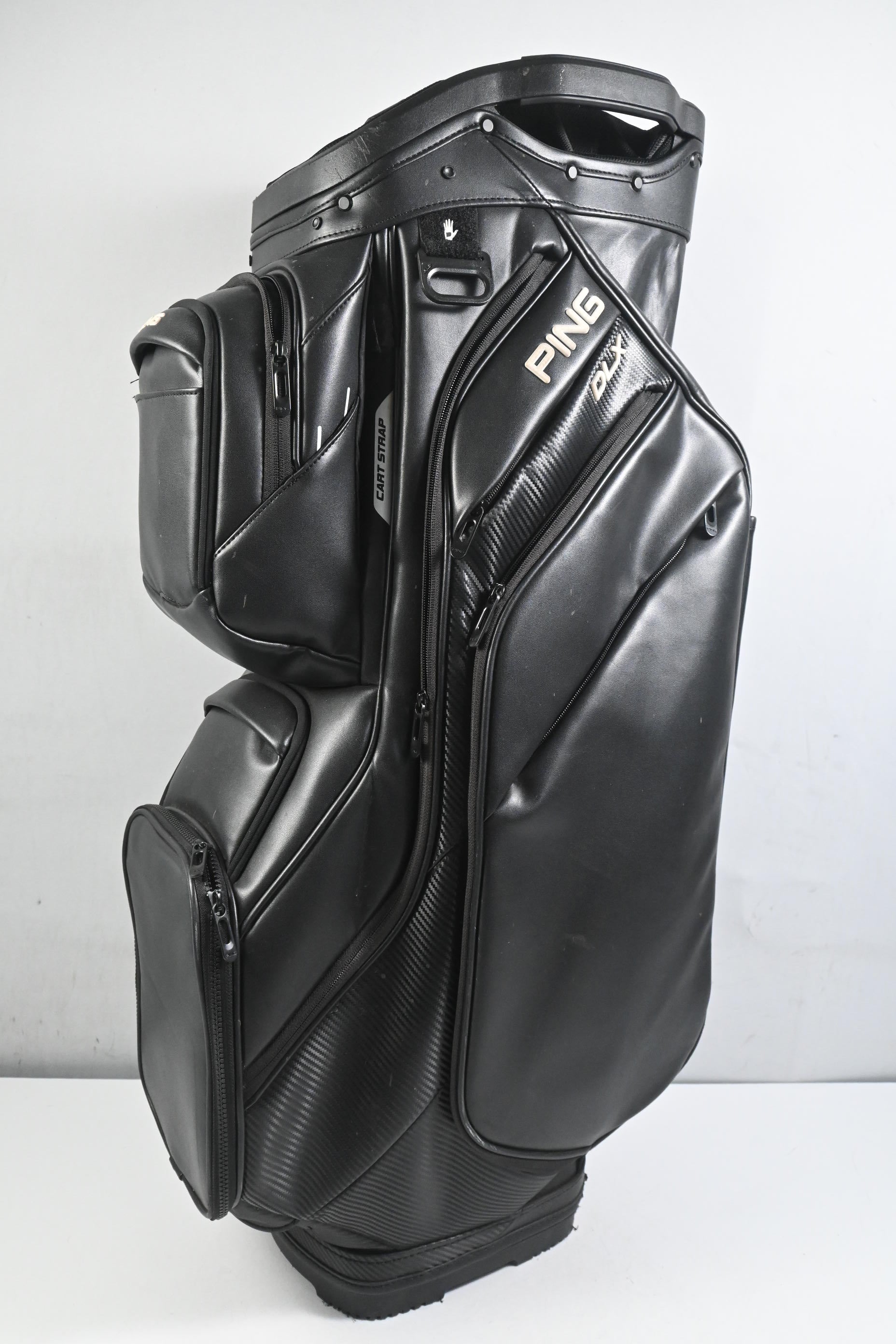 Ping DLX Cart Bag / 15-Way Divider / Black, White