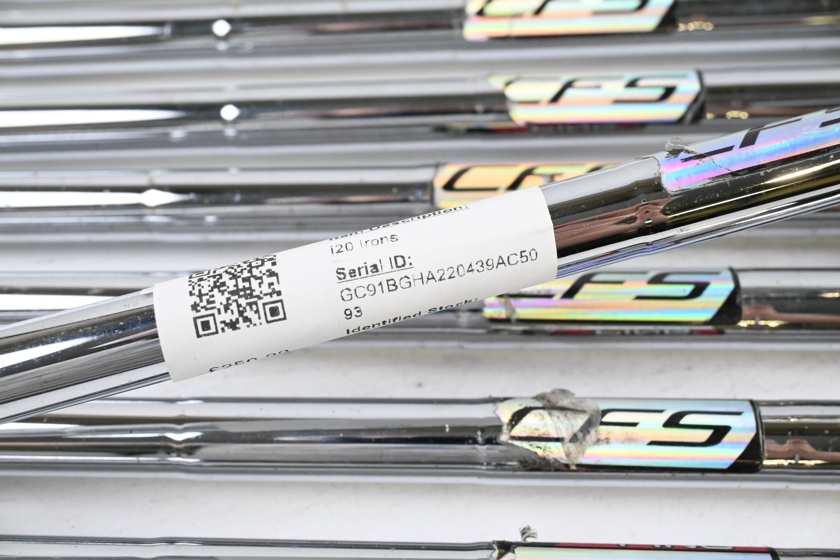 Ping i20 Irons / 3-PW / Green Dot / Stiff Flex Ping CFS Shafts