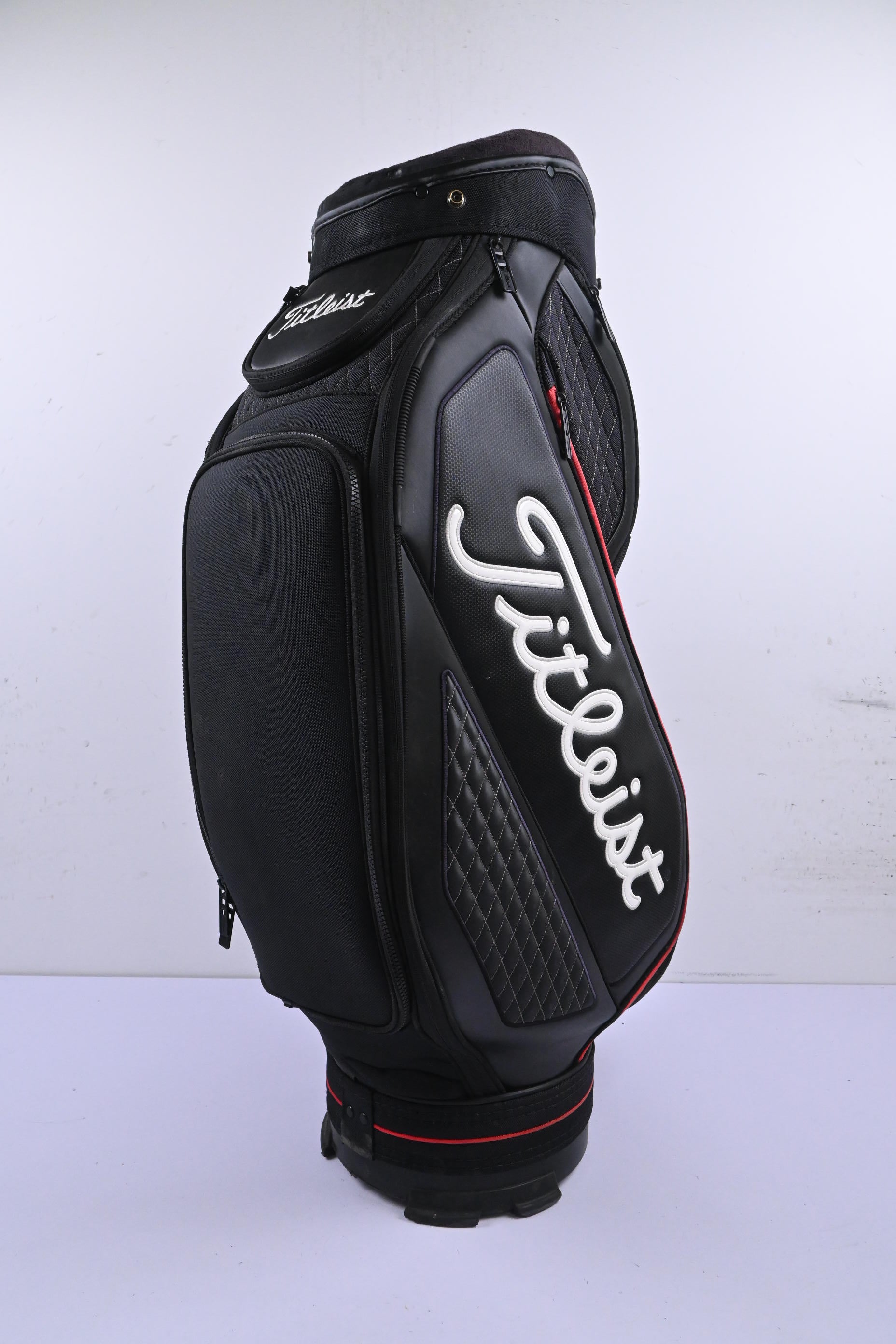 Titleist Tour Bag / 6-Way Divider / Black, White & Red
