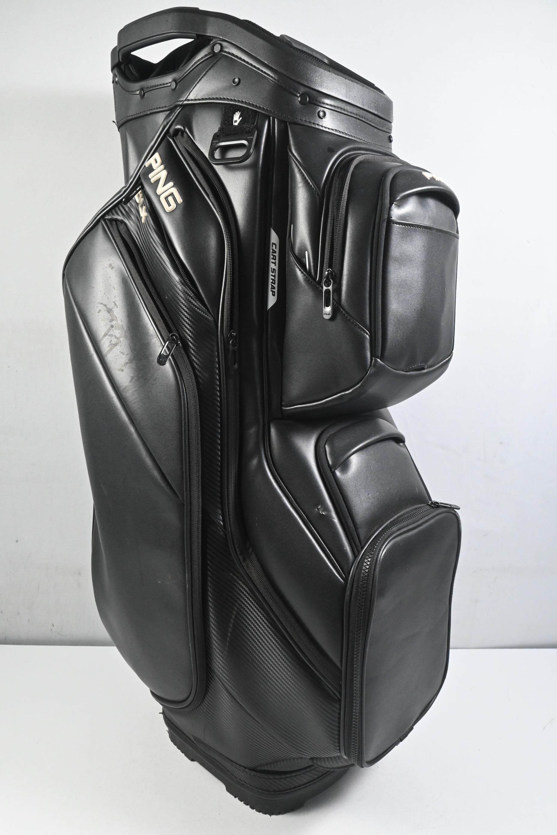 Ping DLX Cart Bag / 15-Way Divider / Black, White