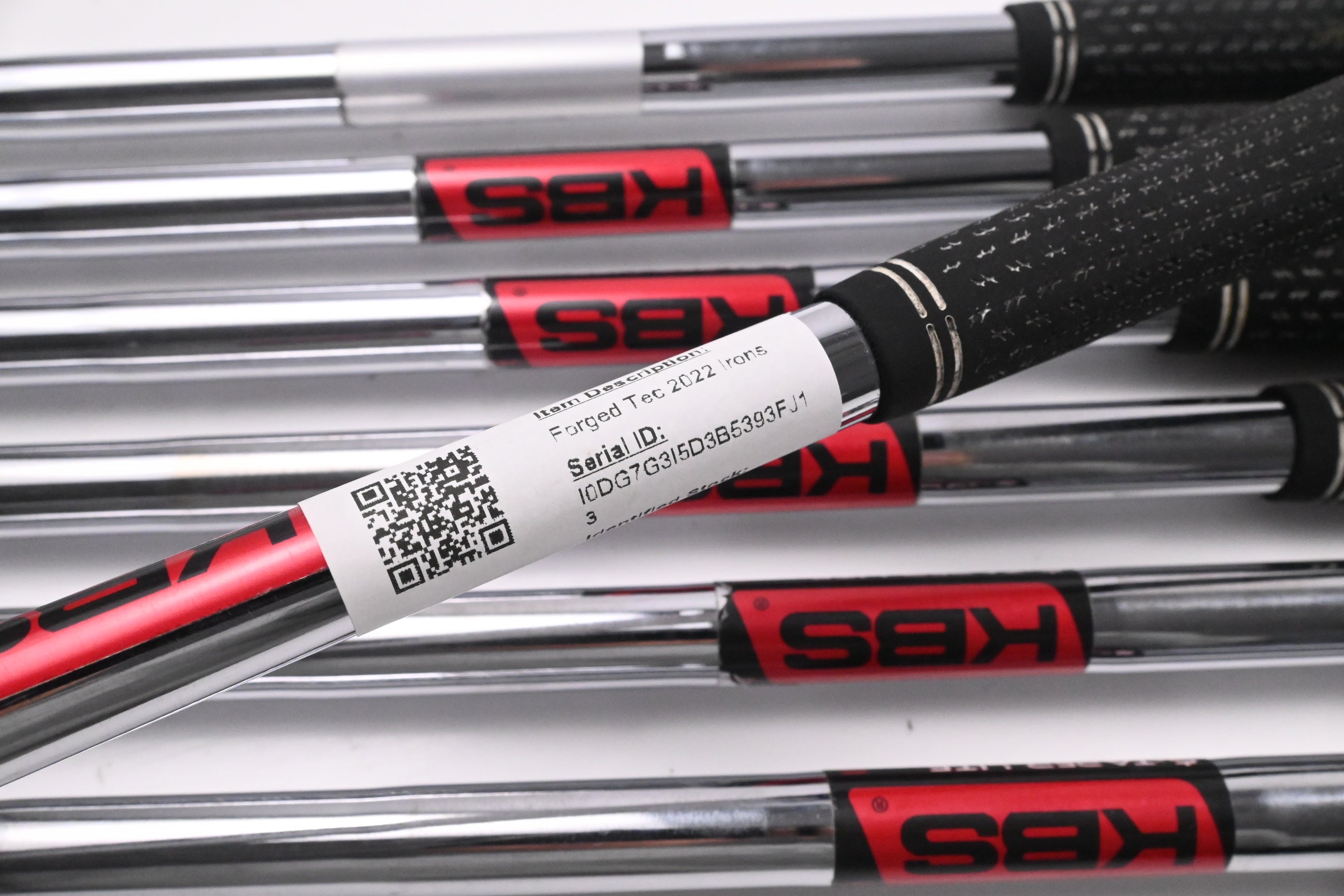 Cobra Forged Tec 2022 Irons / 4-PW / Stiff Flex KBS $-Taper Lite Shafts