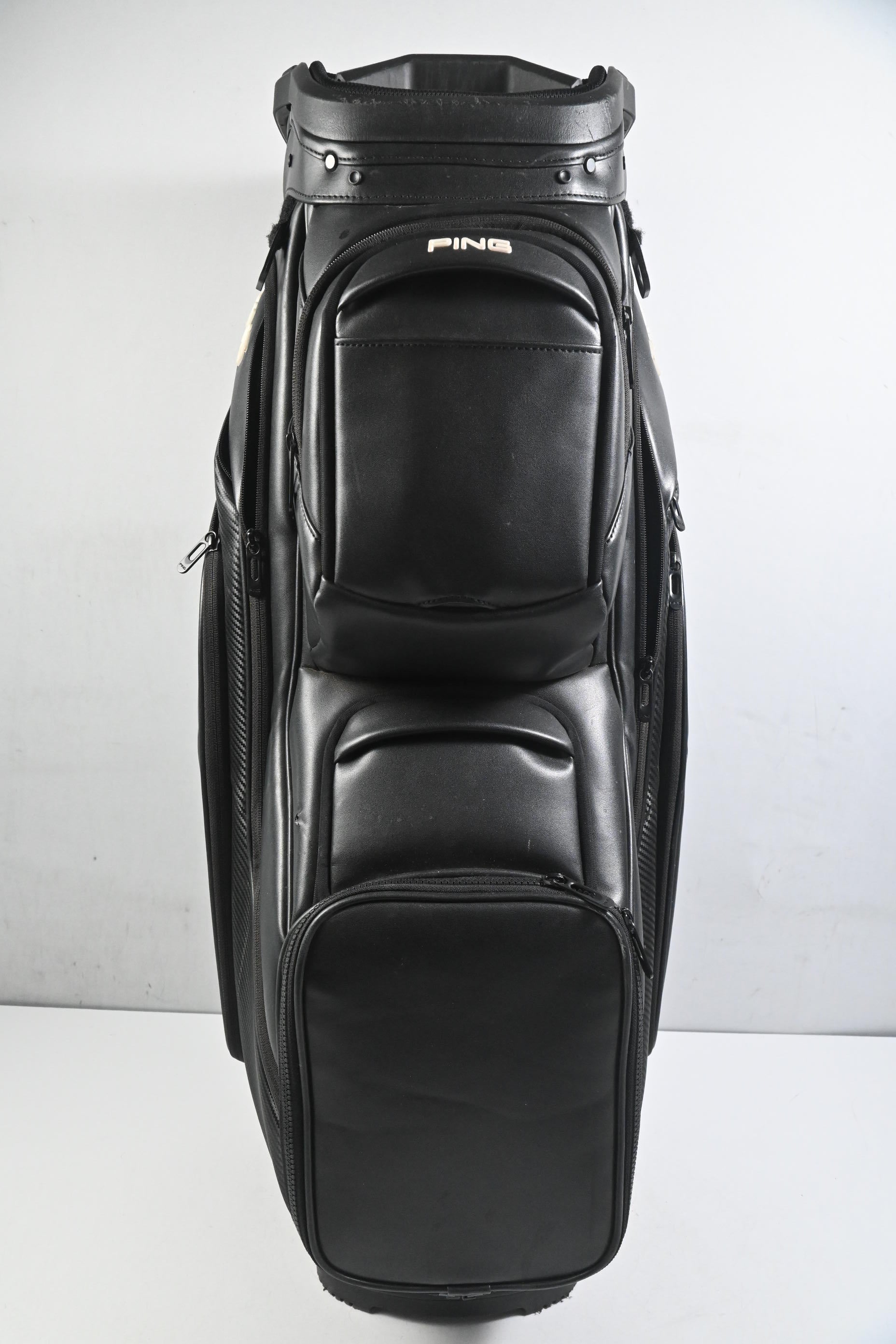 Ping DLX Cart Bag / 15-Way Divider / Black, White
