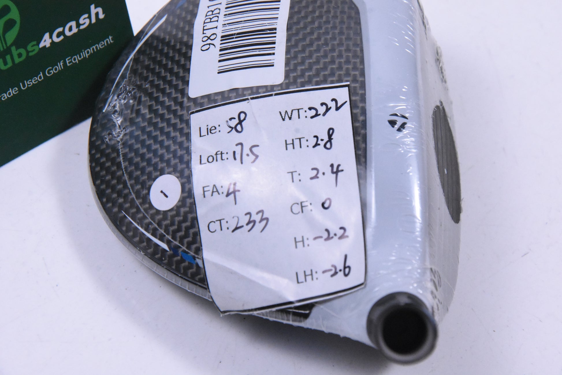 Left Hand Tour Issue Taylormade SIM Max #5 Wood / 17.5 Degree / Head Only