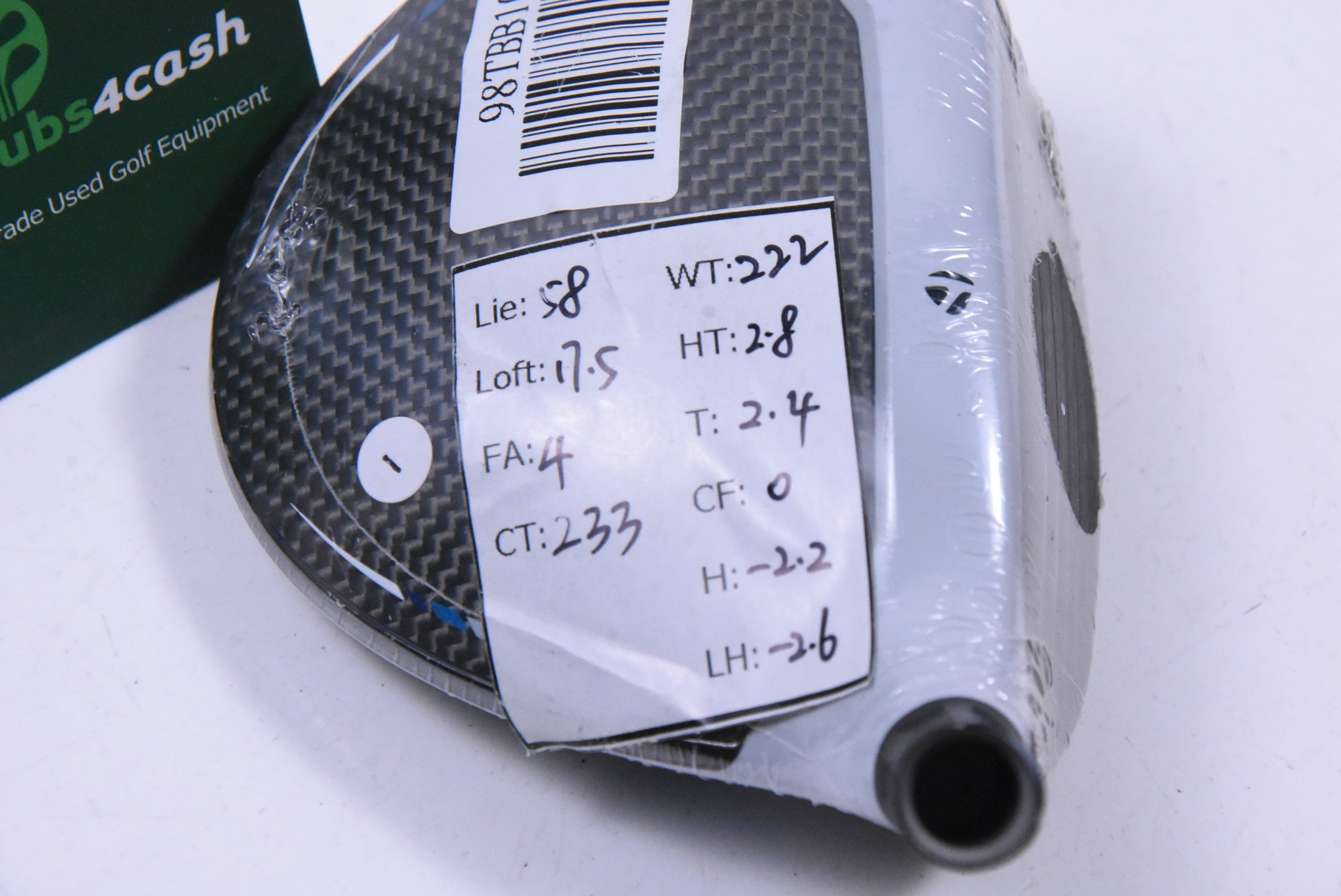 Left Hand Tour Issue Taylormade SIM Max #5 Wood / 17.5 Degree / Head Only