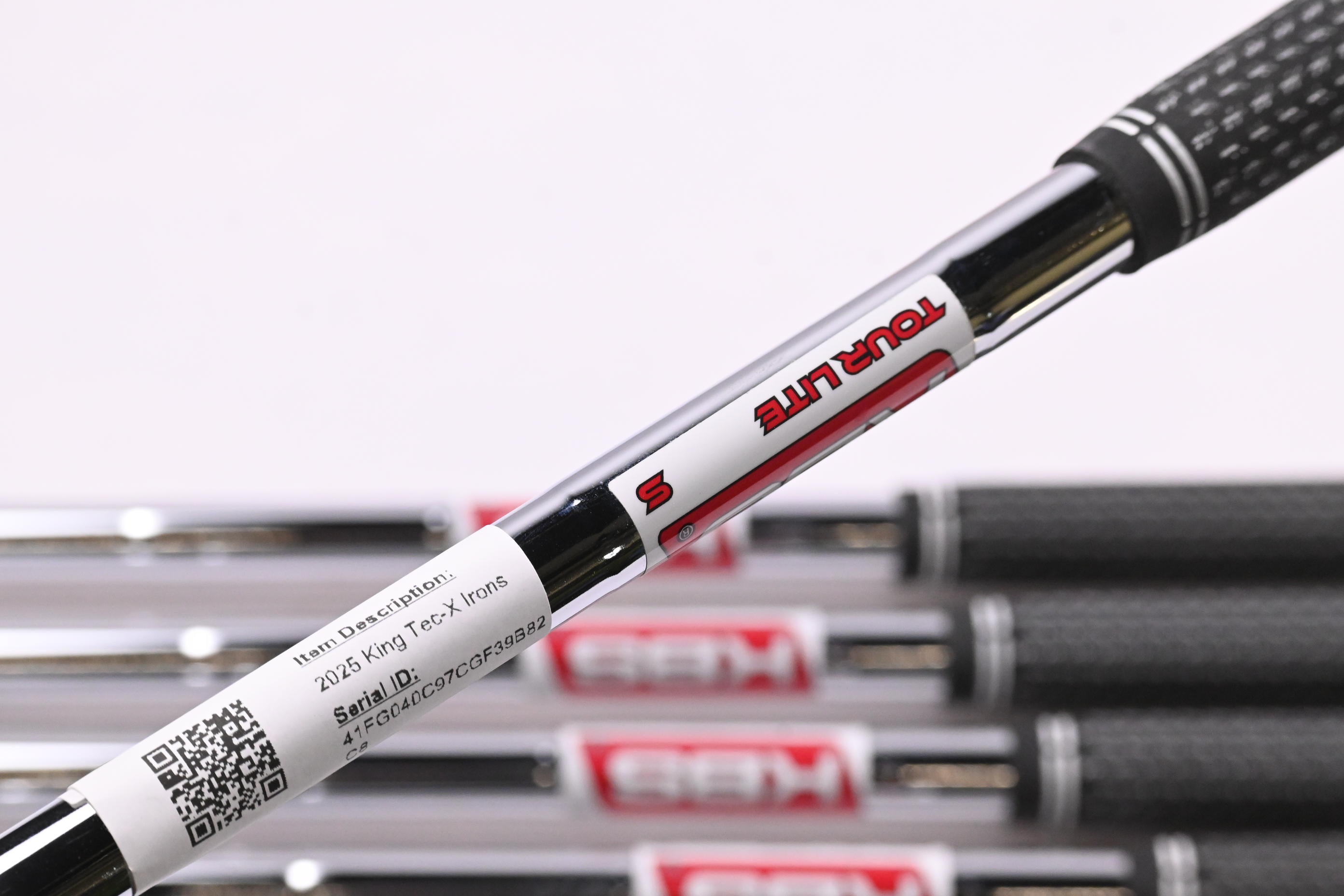 Cobra 2025 King Tec-X Irons / 5-PW / Stiff Flex KBS Tour Lite Shafts