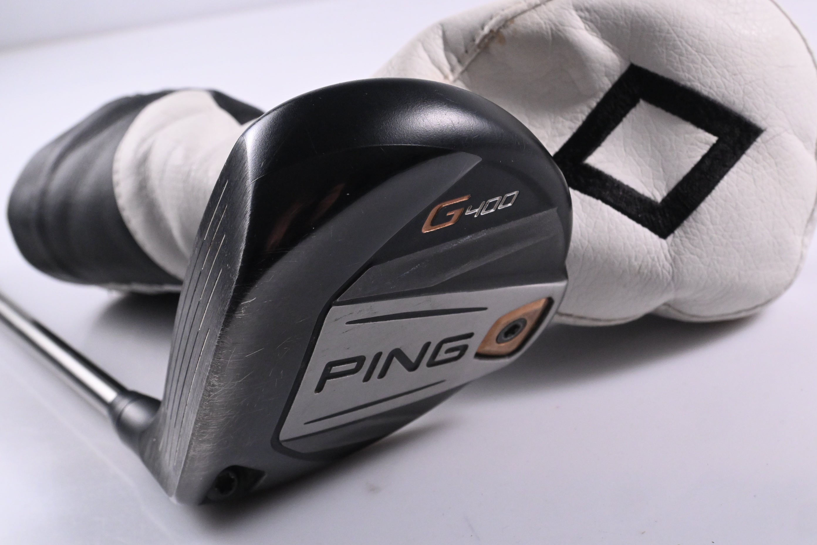 Left Hand Ping G400 #5 Wood / 17.5 Degree / Stiff Flex Ping Tour Chrome 75 Shaft