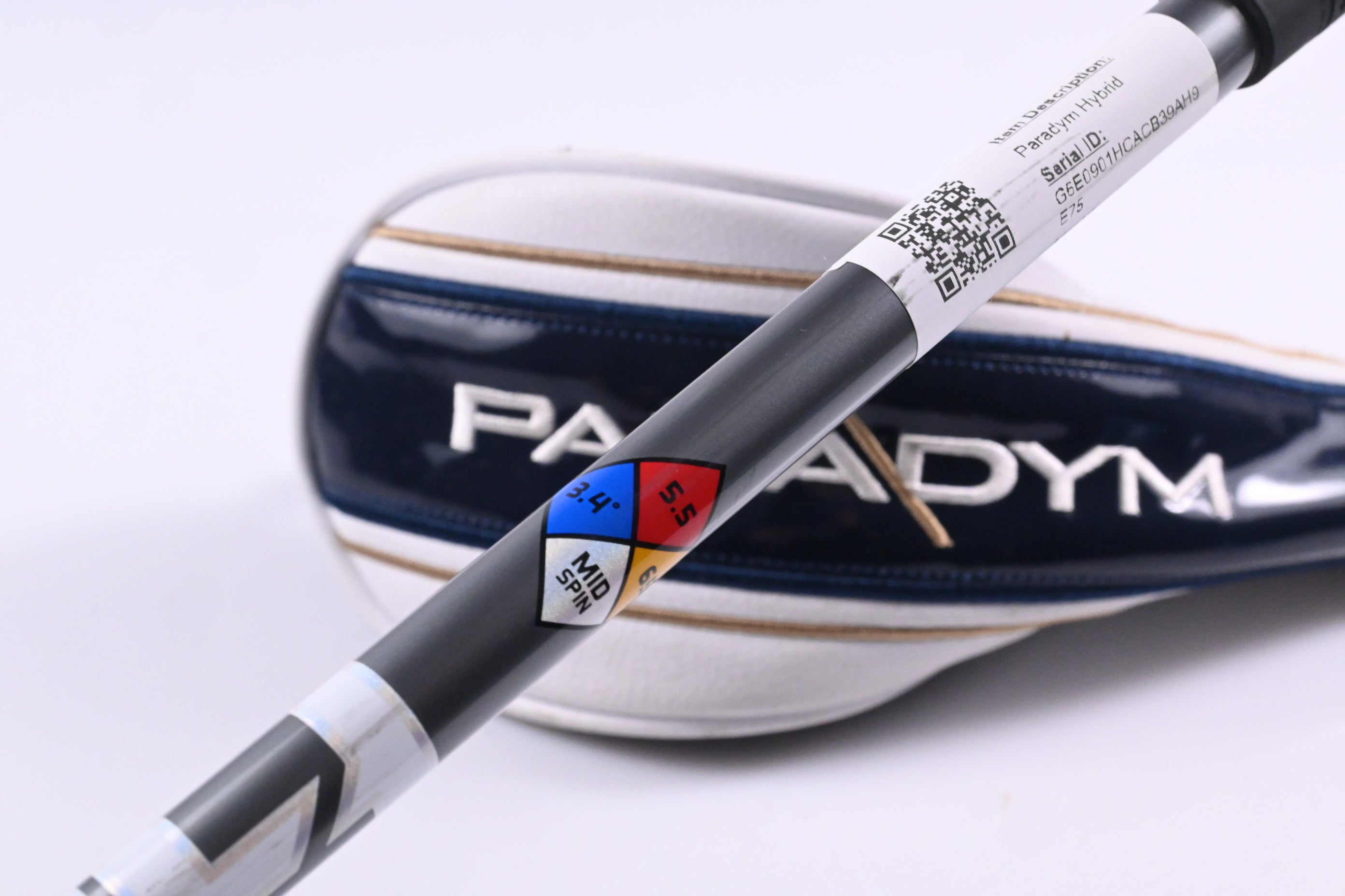 Callaway Paradym #3 Hybrid / 18 Degree / Regular Flex HZRDUS Silver 65 Shaft