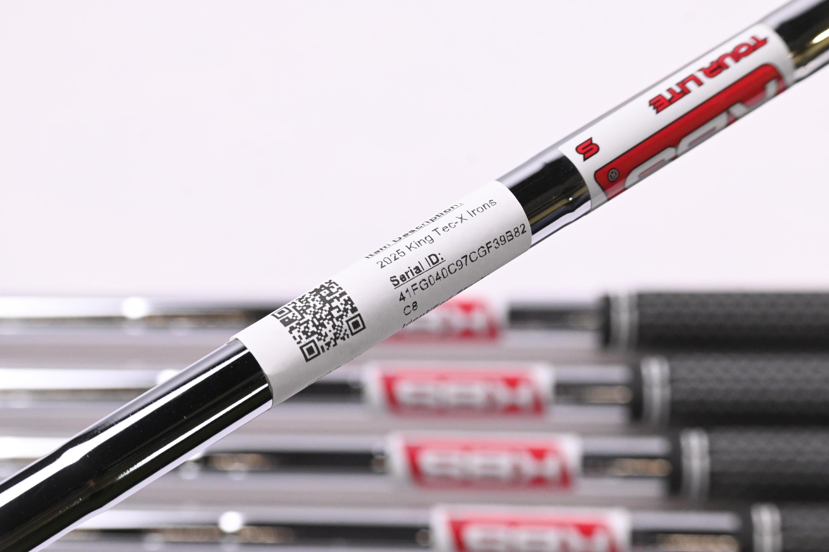 Cobra 2025 King Tec-X Irons / 5-PW / Stiff Flex KBS Tour Lite Shafts