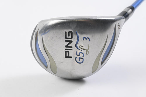Ladies Ping G5 #3 Wood / 18 Degree / Ladies Flex Ping ULT 50 Shaft