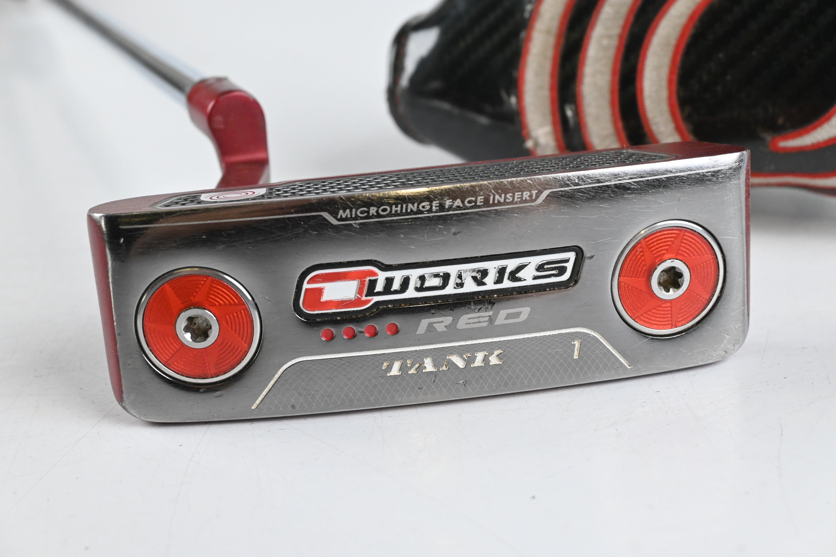 Left Hand Odyssey O-Works Red TANK Putter / 34.5 Inch