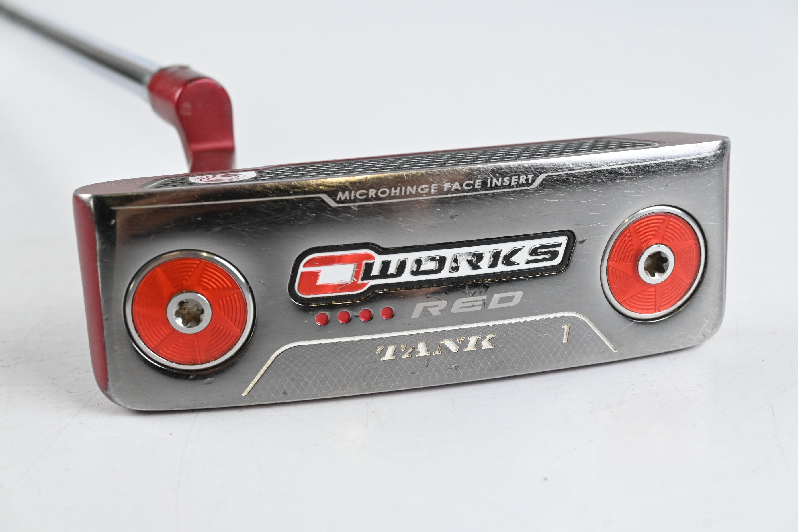 Left Hand Odyssey O-Works Red TANK Putter / 34.5 Inch