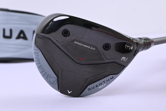 Callaway Quantum Max #3 Wood / 16.5 Degree / Regular Flex Denali Frost Silver 60
