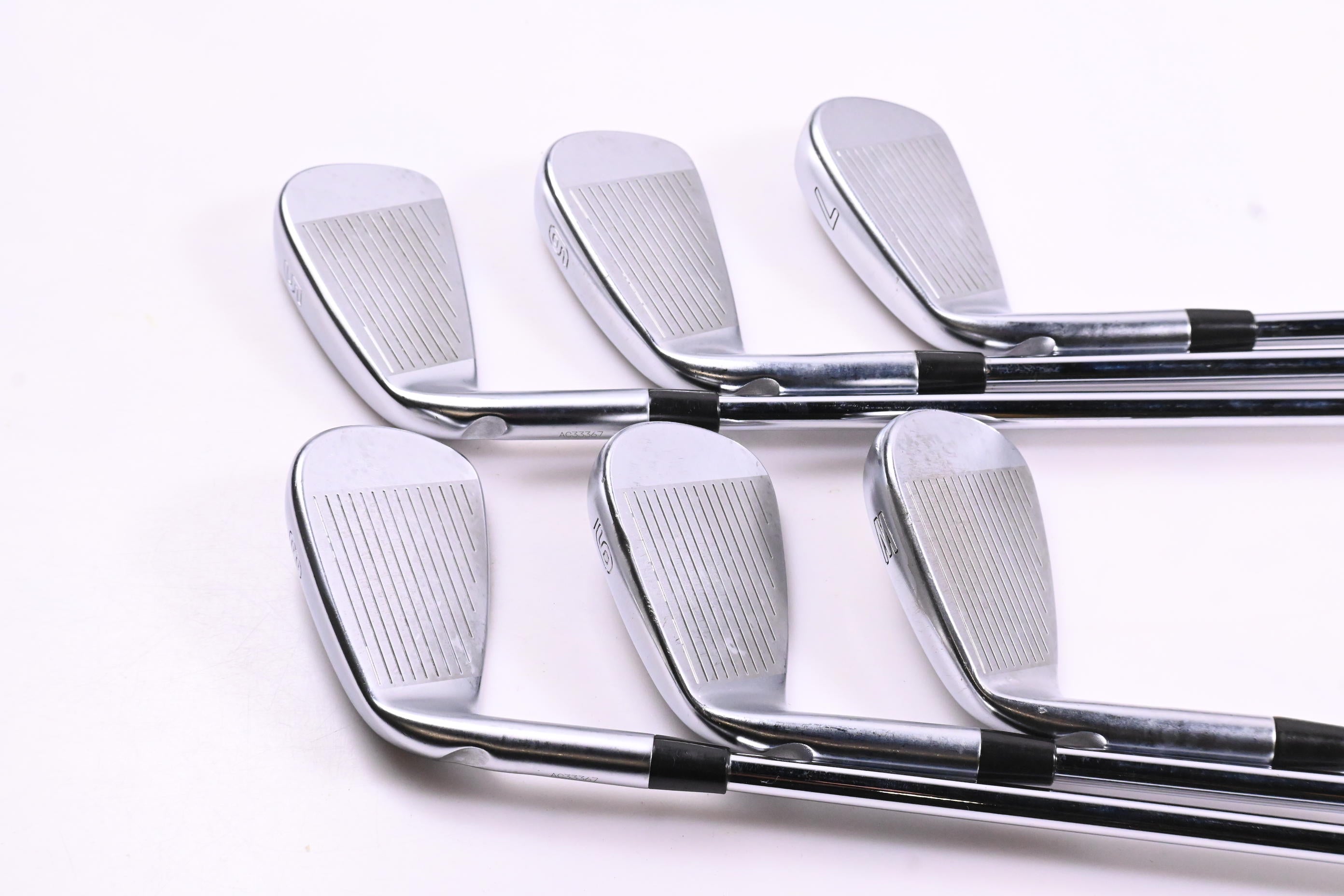 Ping i210 Irons / 5-PW / Green Dot / Regular Flex Ping AWT 2.0 Shafts