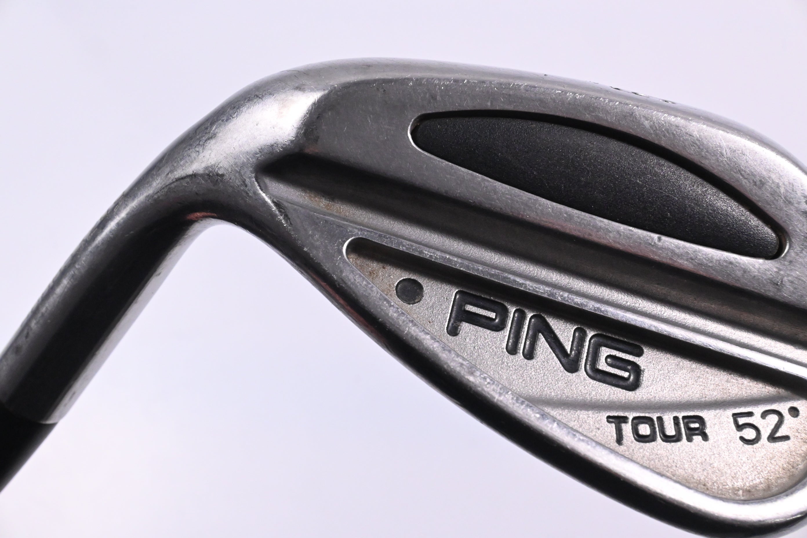 Left Hand Ping Tour Gap Wedge / 52 Degree / Black Dot / Regular Flex Steel Shaft