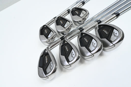 Callaway Rogue ST Max OS Irons / 6-PW+AW+GW / Regular Flex NS Pro 950GH Shafts