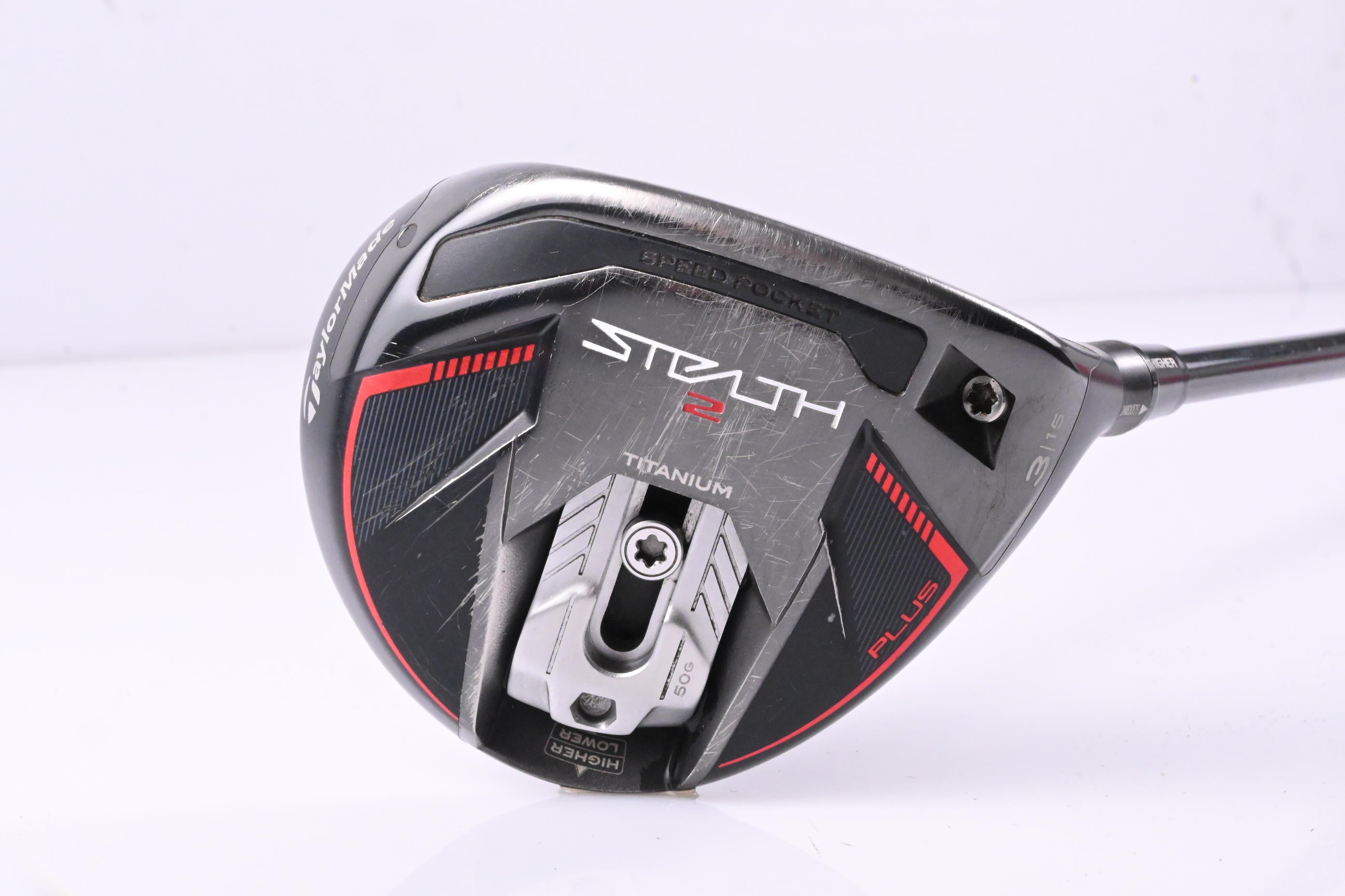 Taylormade Stealth 2 Plus #3 Wood / 15 Degree / Stiff Flex Kai'li Red 75 Shaft