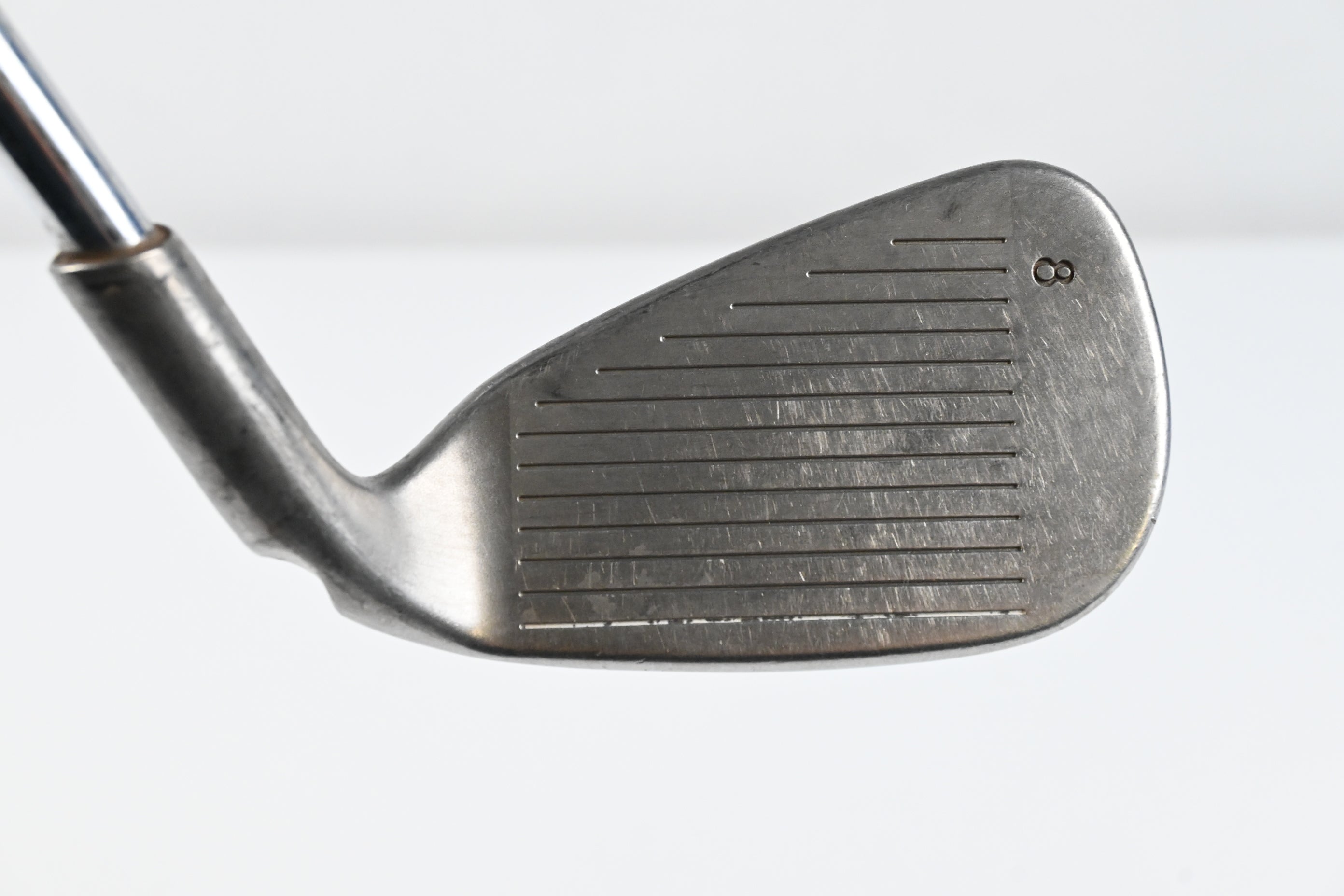 Left Hand Ping G25 #8 Iron / Black Dot / Stiff Flex Ping CFS Shaft