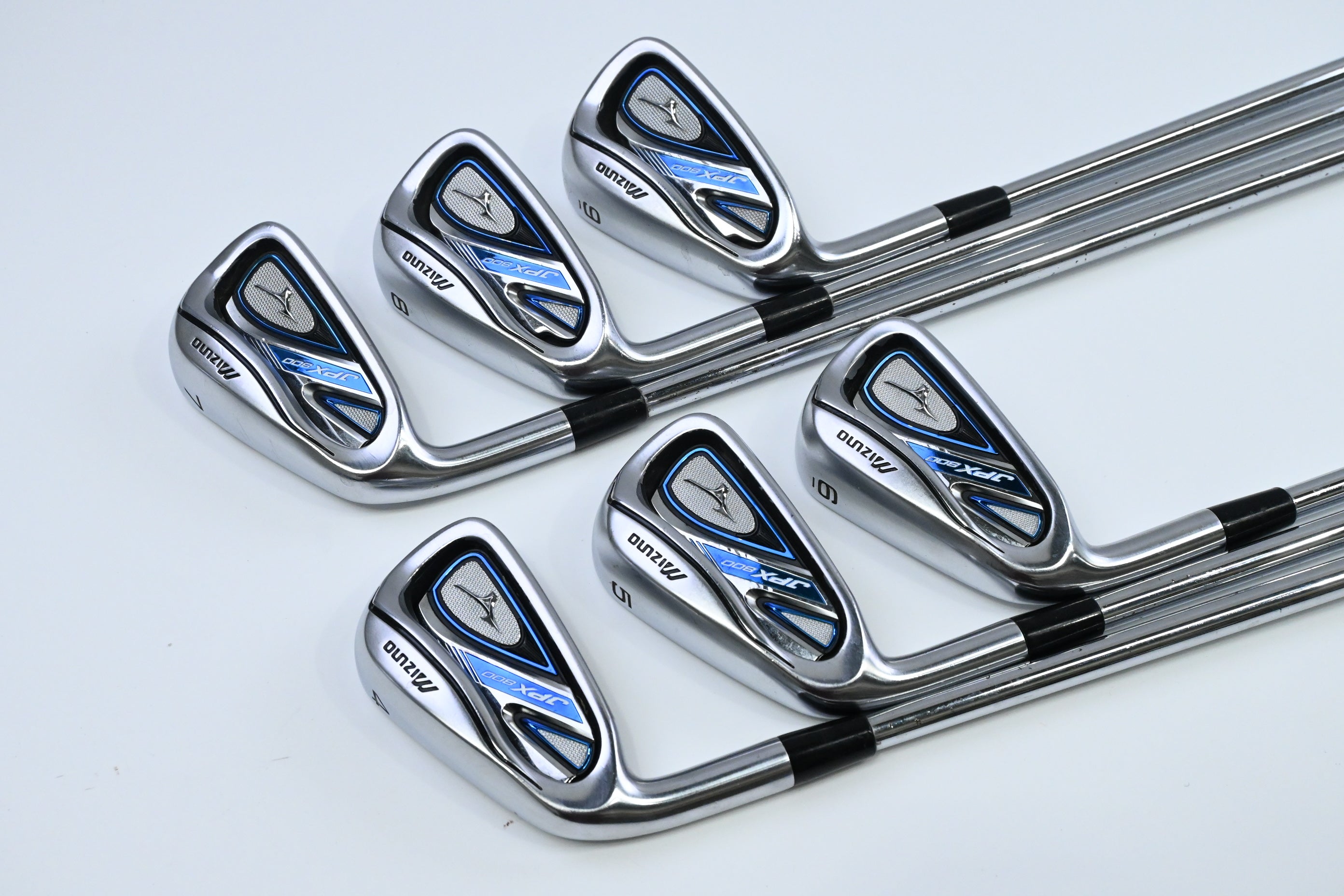 Left Hand Mizuno JPX 800 Irons / 4-9 / Regular Flex Dynamic Gold XP R300 Shafts
