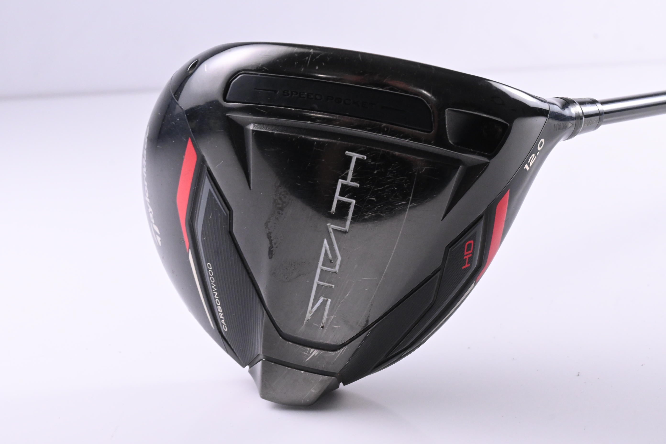 Taylormade Stealth HD Driver / 12 Degree / Stiff Flex HZRDUS Smoke RDX Red 60