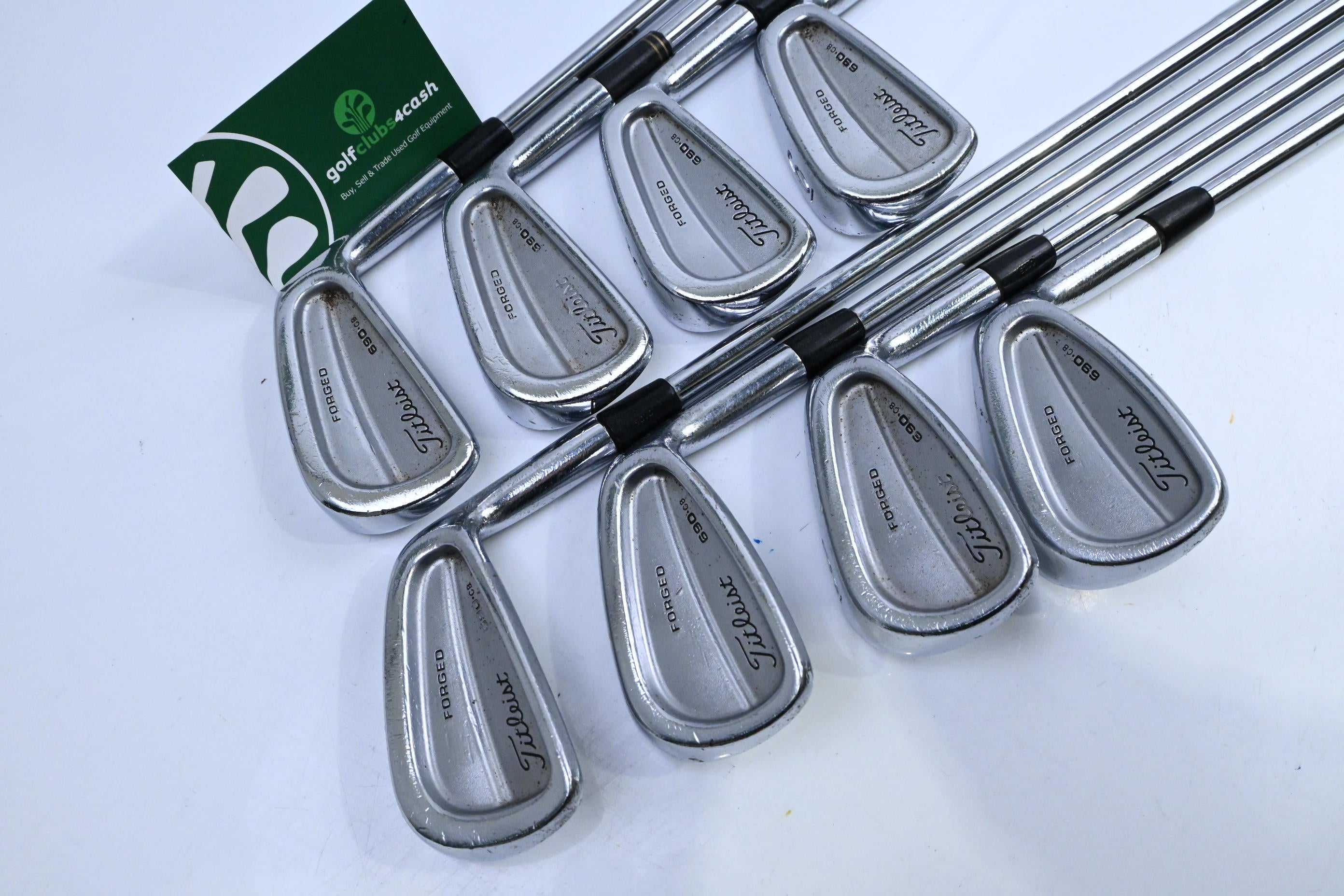 Titleist 690.CB Irons / 3-PW / Stiff Flex Dynamic Gold Shafts