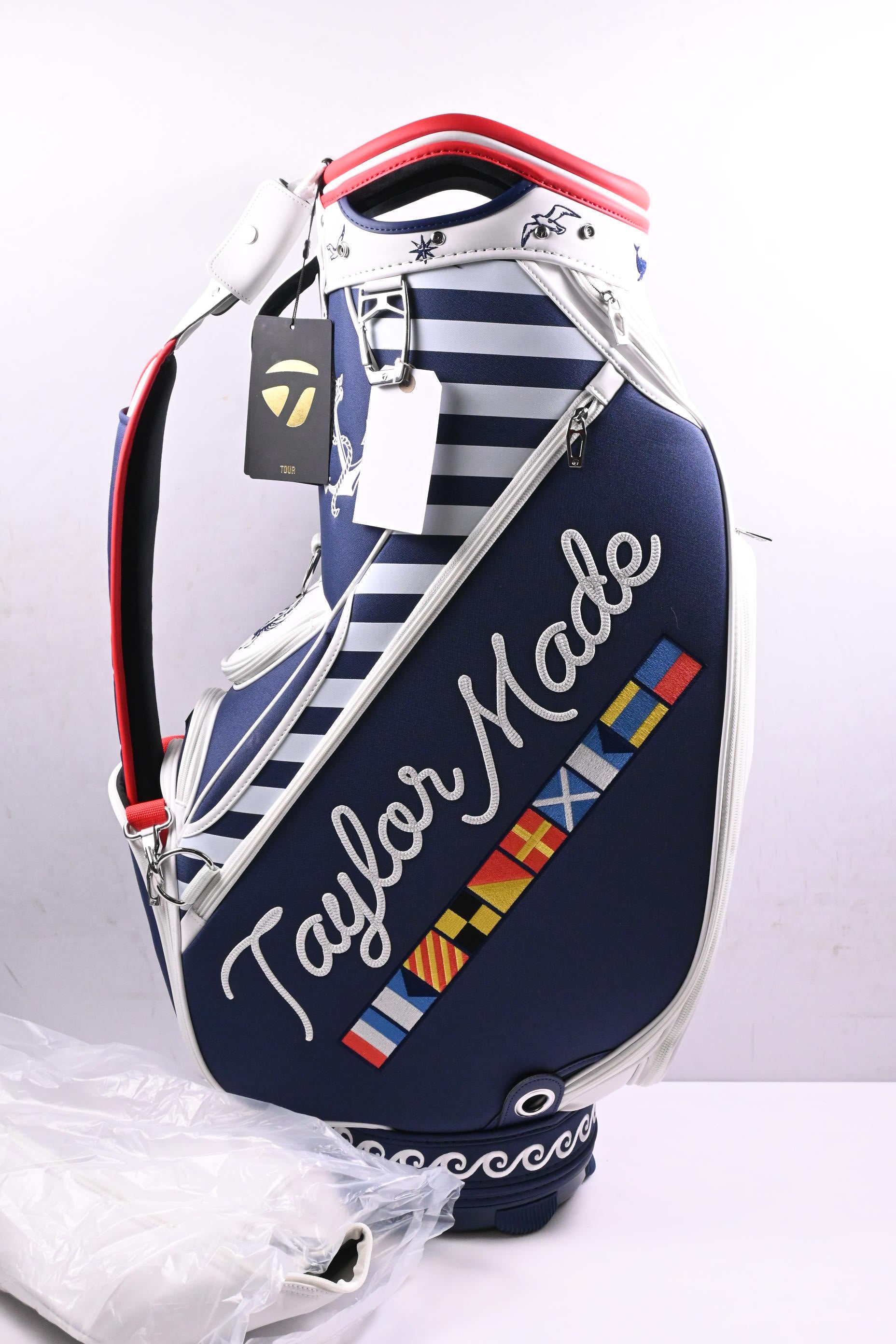 Taylormade Sailors Point Tour Bag / 6-Way Divider / White, Navy