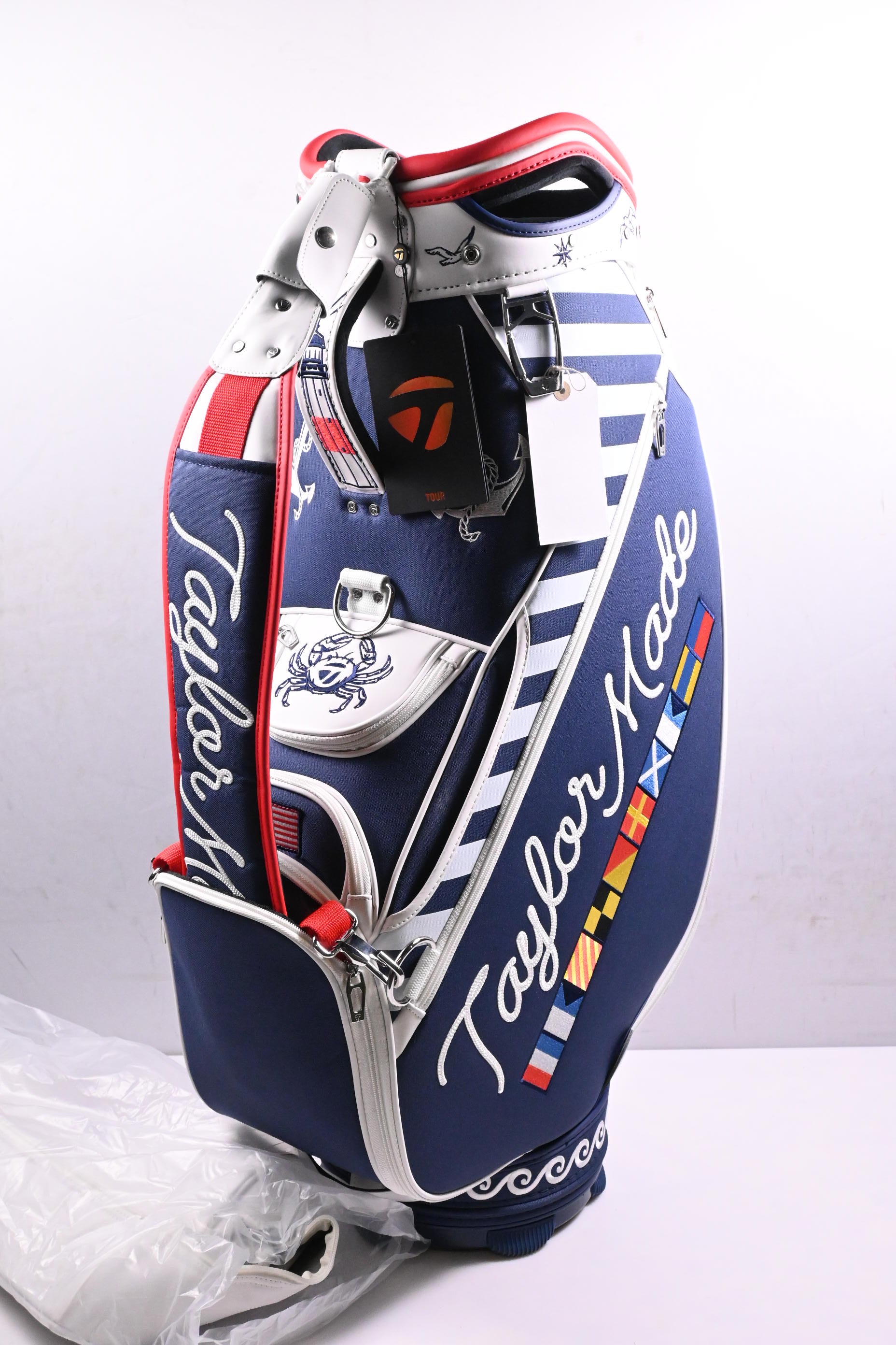Taylormade Sailors Point Tour Bag / 6-Way Divider / White, Navy