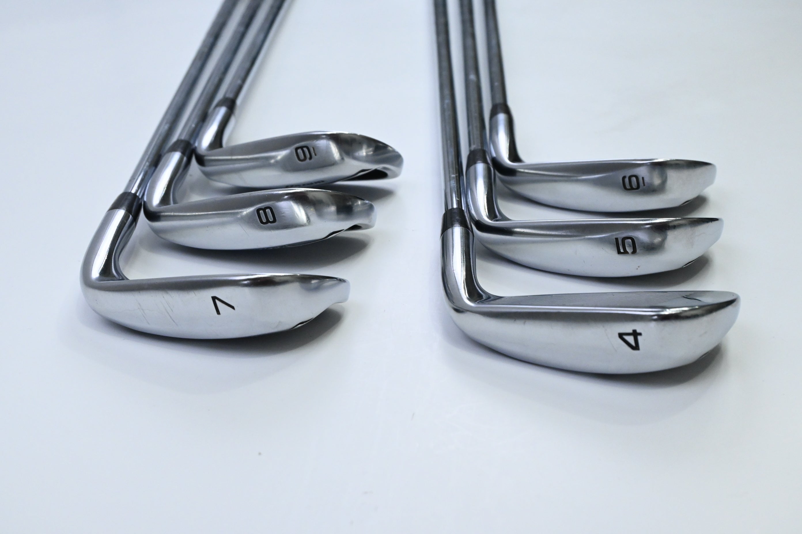 Left Hand Mizuno JPX 800 Irons / 4-9 / Regular Flex Dynamic Gold XP R300 Shafts
