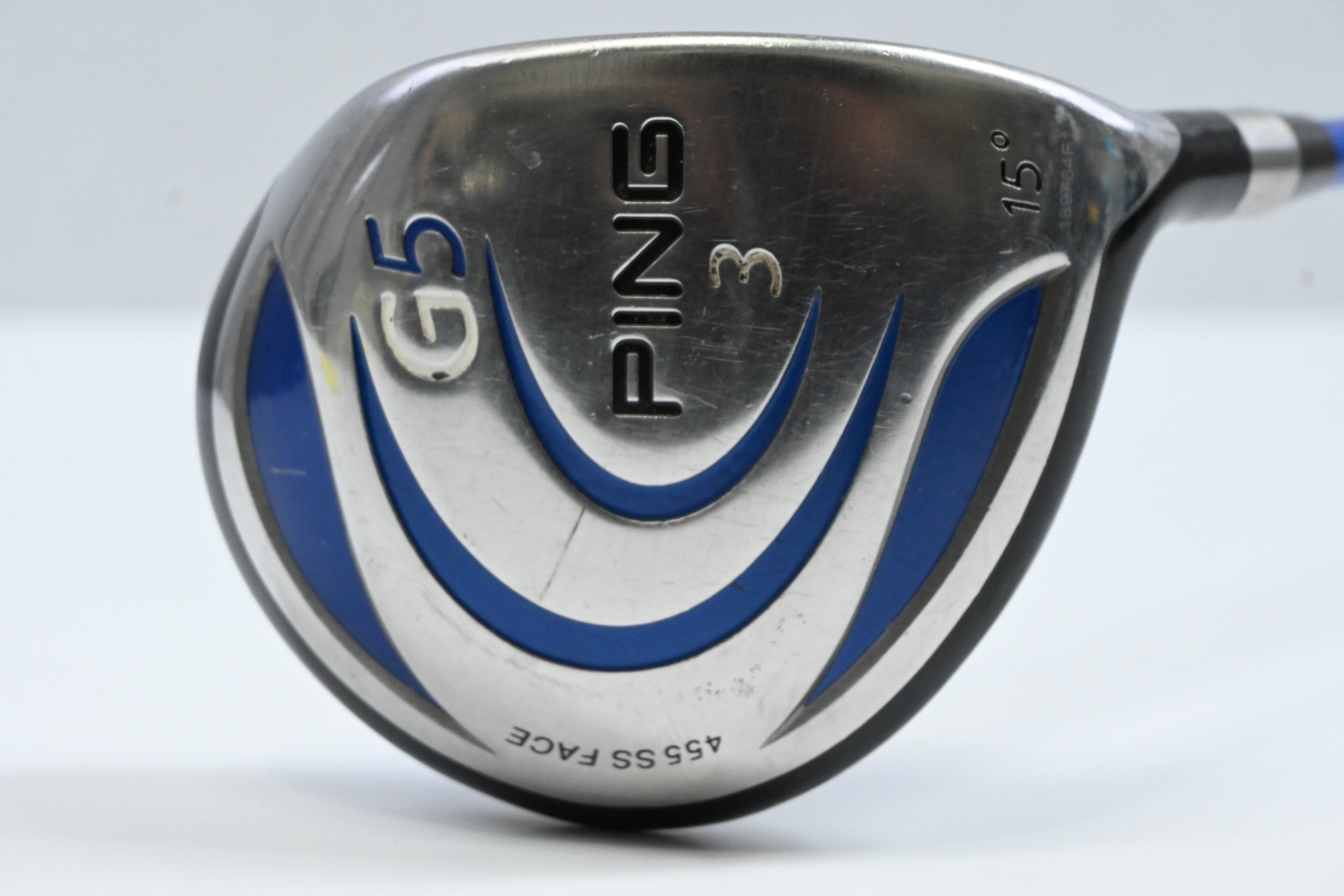 Ping G5 #3 Wood / 15 Degree / Regular Flex Grafalloy Prolaunch Blue 75 Shaft